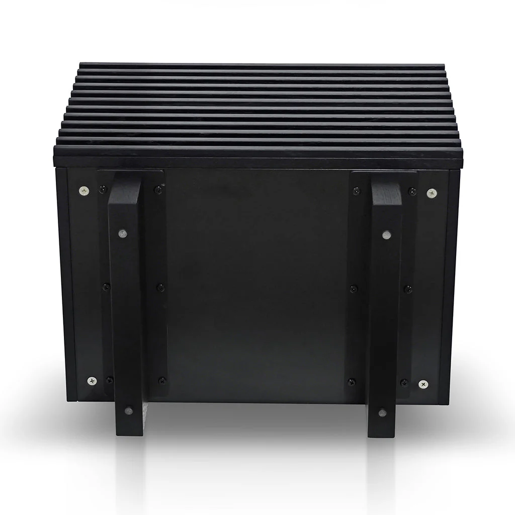 Ex Display - Alvarus Bedside Table - Full Black - Image 11