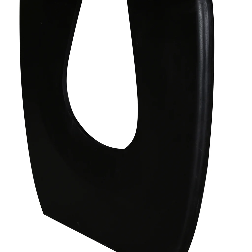 Anita 2.2m Dining Table - Full Black - Image 8