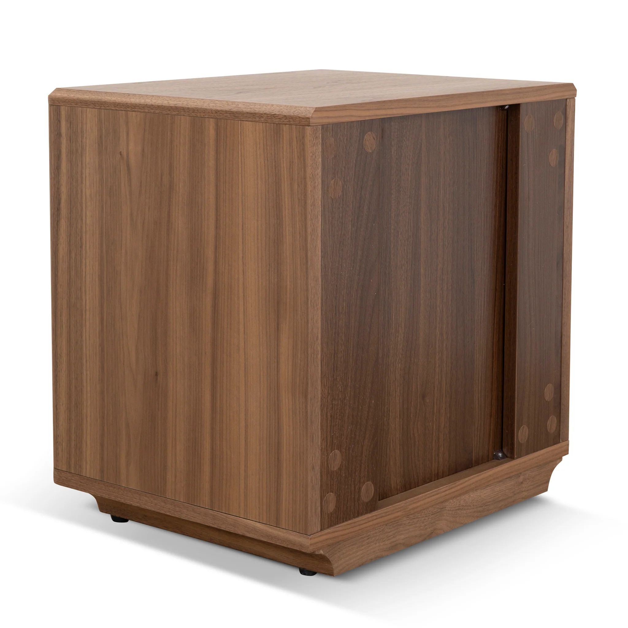 Ex Display - Annika 50cm Bedside Table - Walnut - Image 5