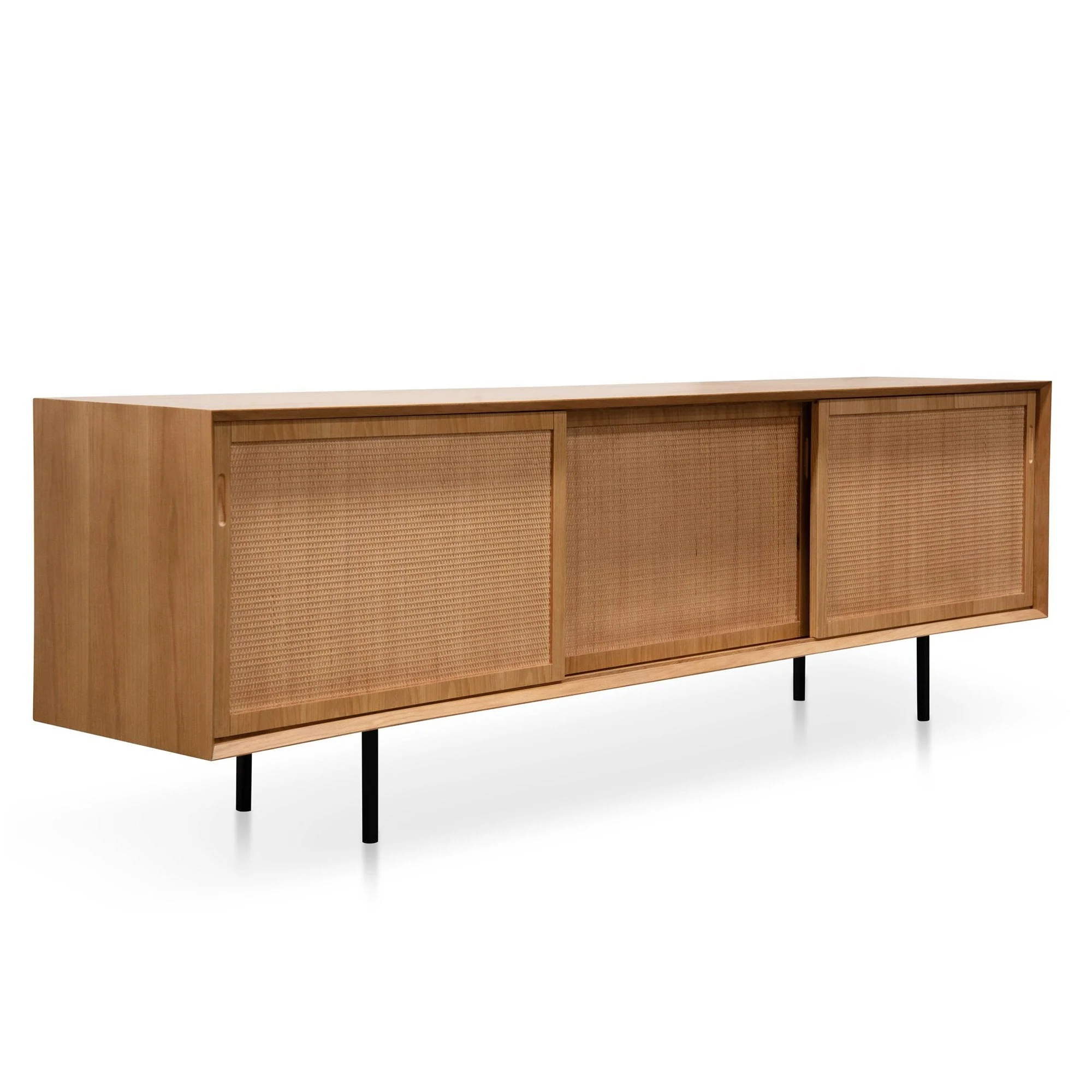 Ex Display - Bolton 2.2m Wooden TV Unit - Natural - Image 11