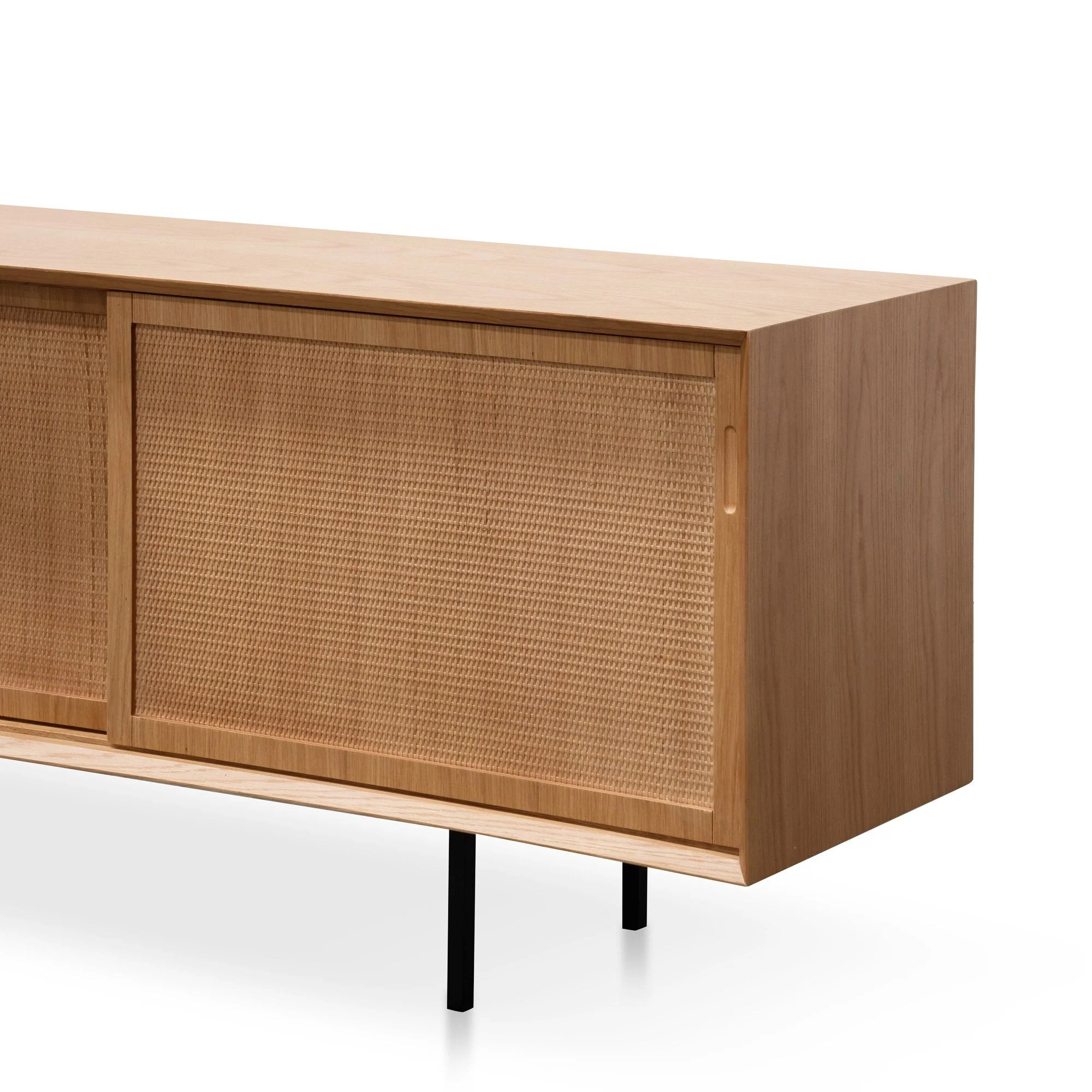 Ex Display - Bolton 2.2m Wooden TV Unit - Natural - Image 4