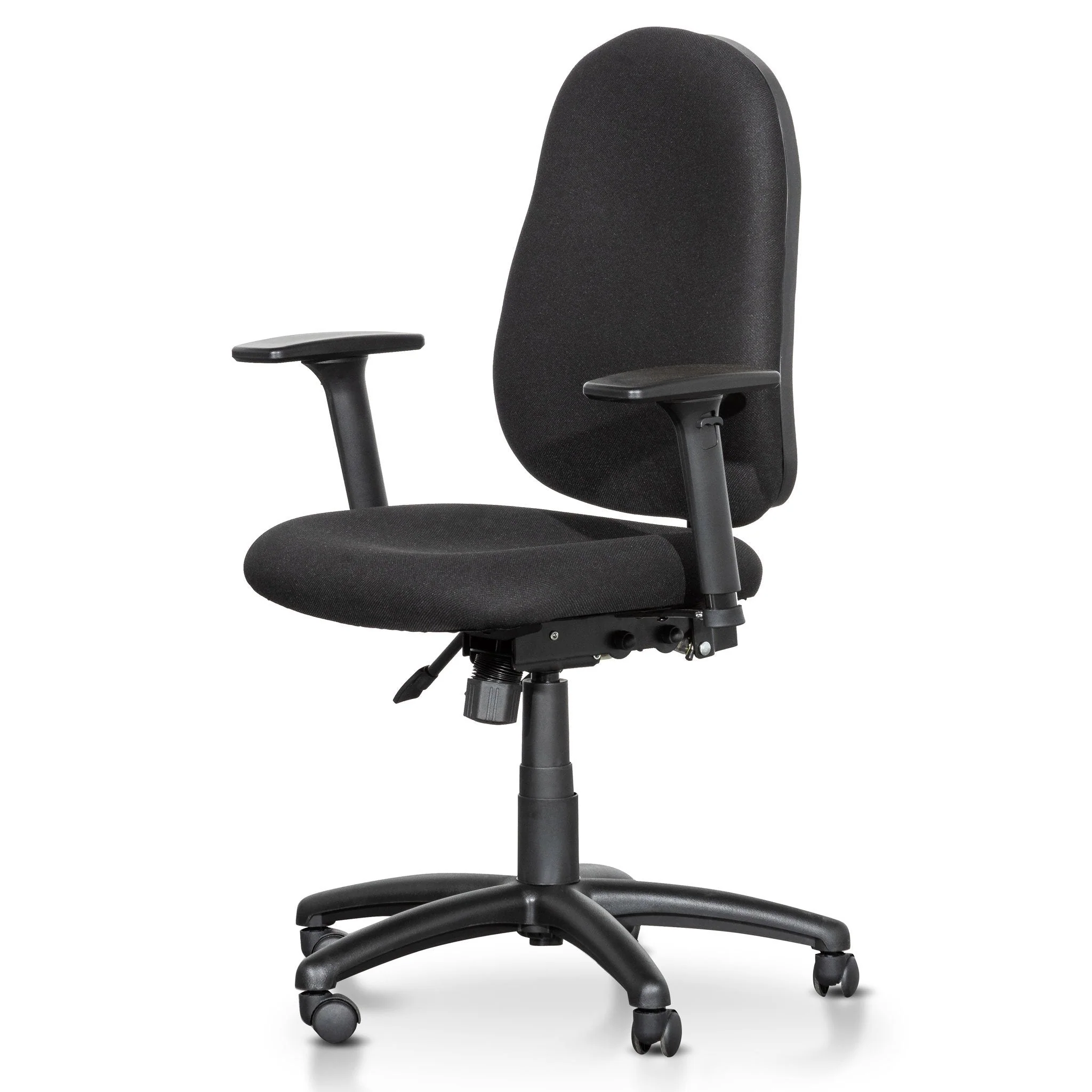Ex Display - Brent High Back Fabric Office Chair - Black - Image 10