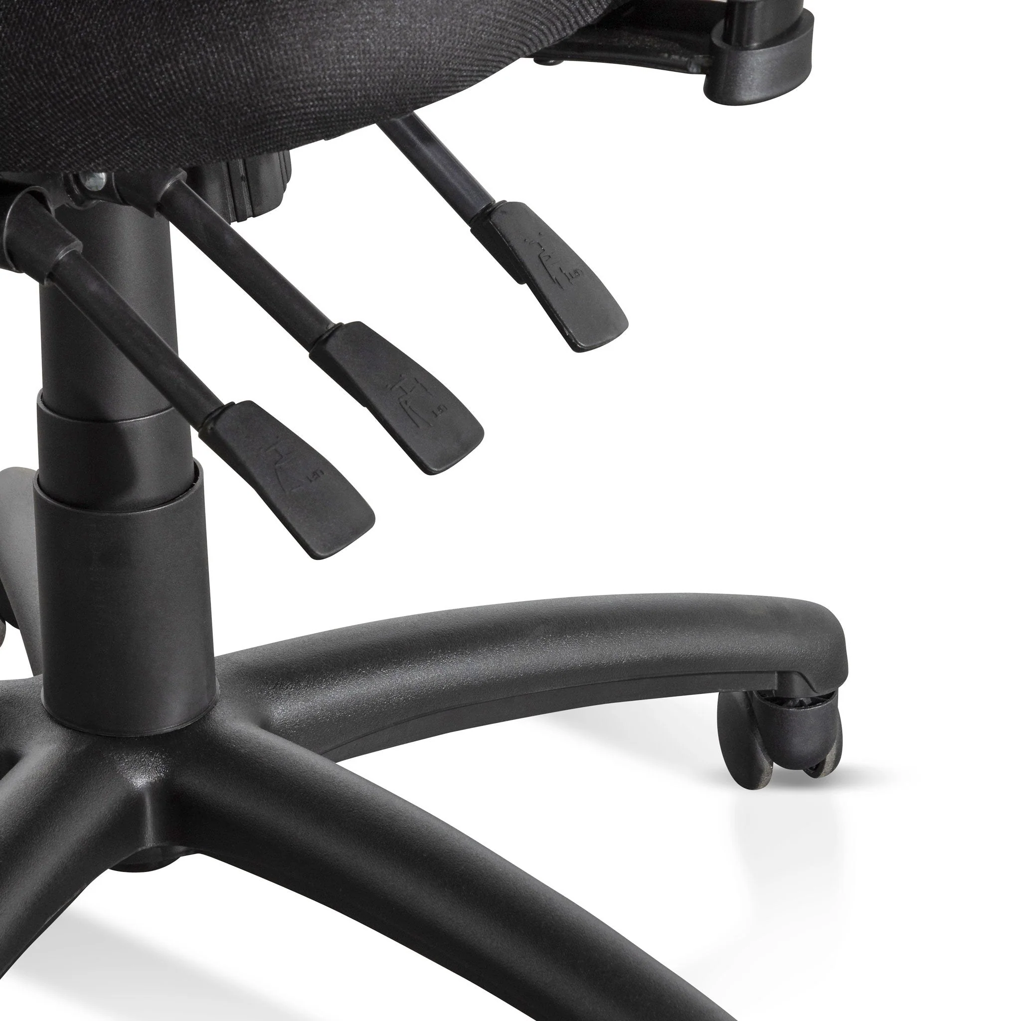 Ex Display - Brent High Back Fabric Office Chair - Black - Image 16