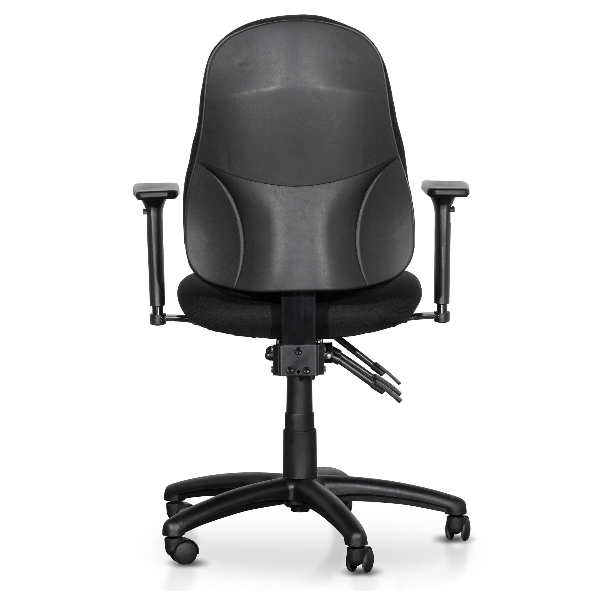 Ex Display - Brent High Back Fabric Office Chair - Black - Image 23