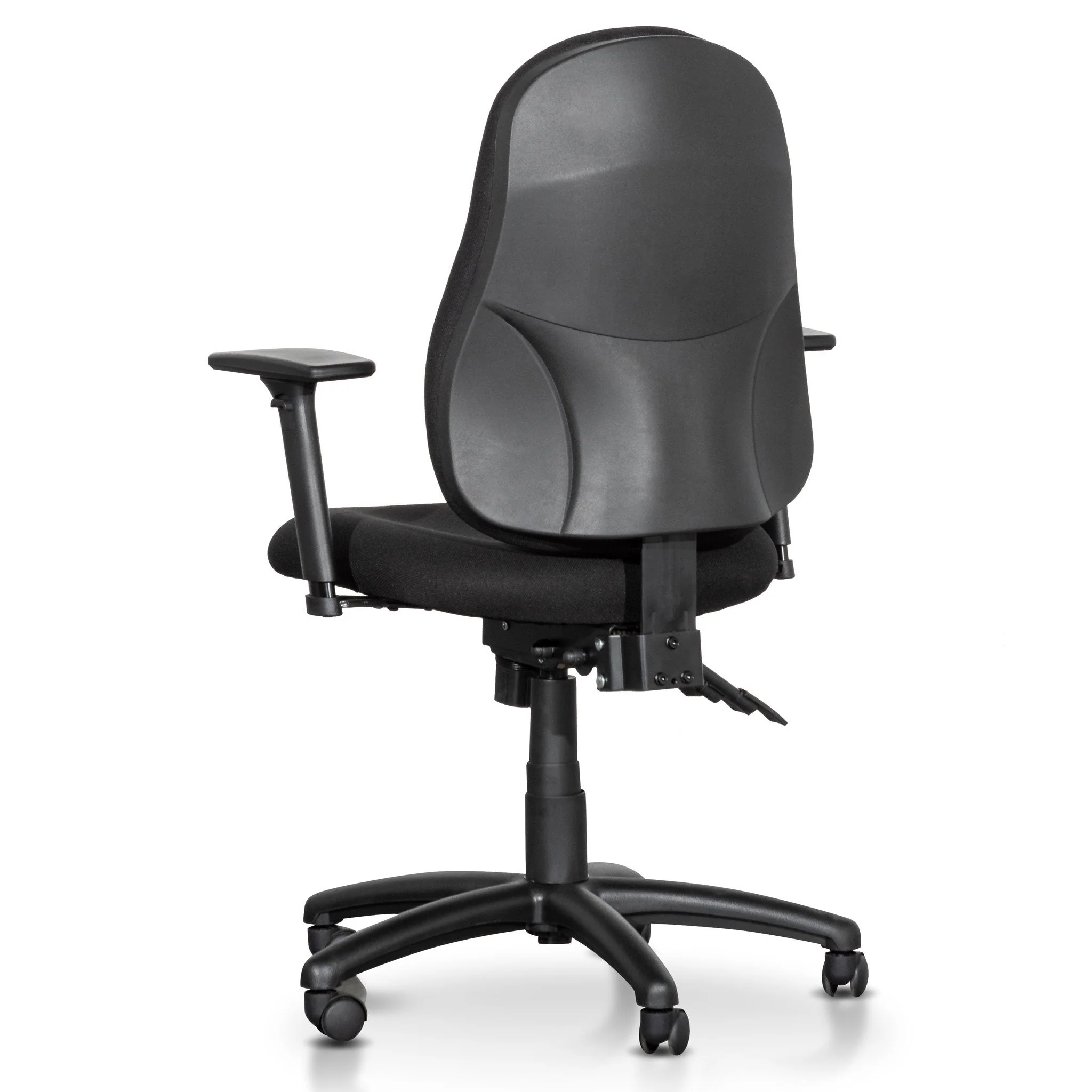 Ex Display - Brent High Back Fabric Office Chair - Black - Image 4
