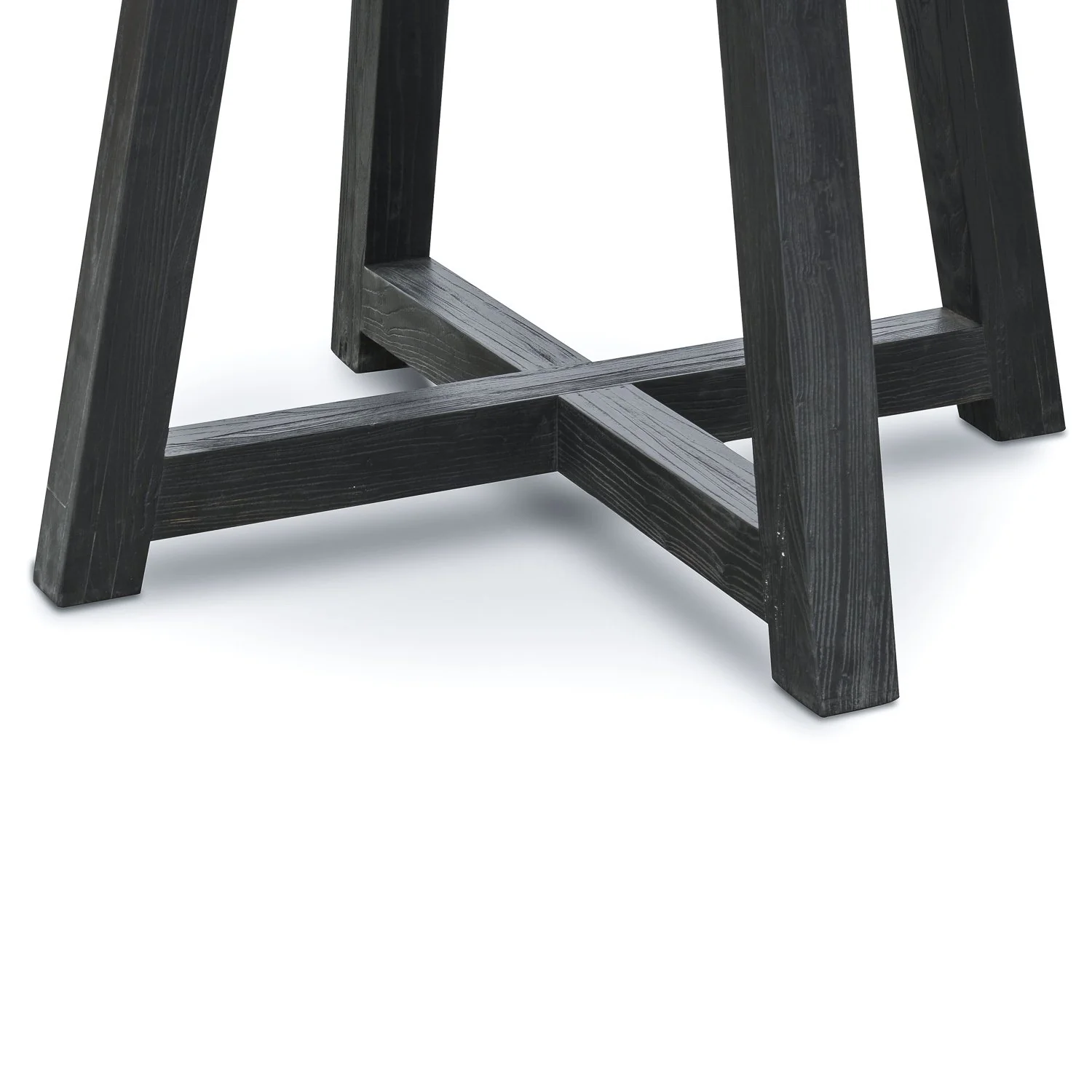 Clearance - Carlson 130cm Black Marble Dining Table with Glass Top. - Image 2