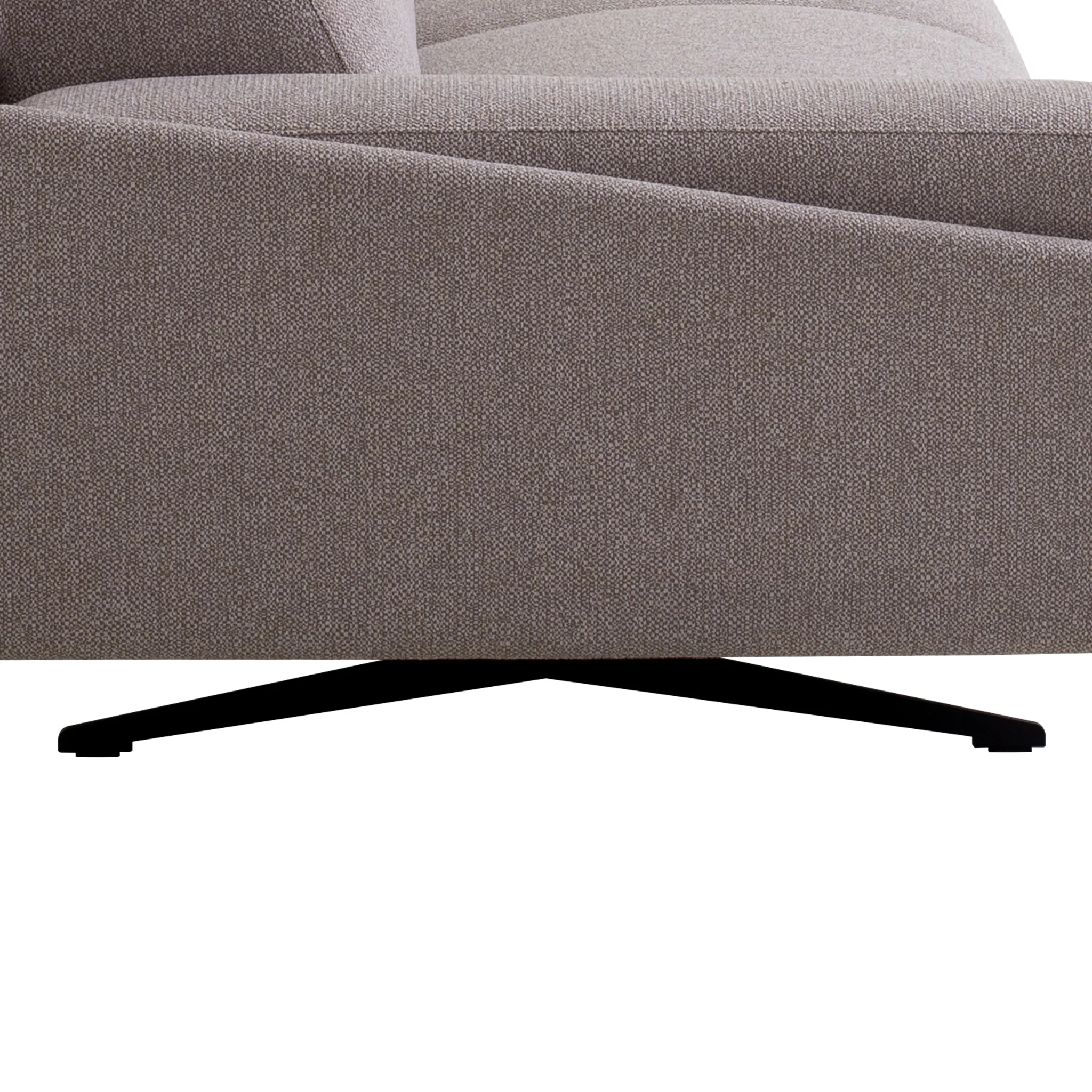 Marat 3 Seater Fabric Sofa - Dusty Grey - Image 8