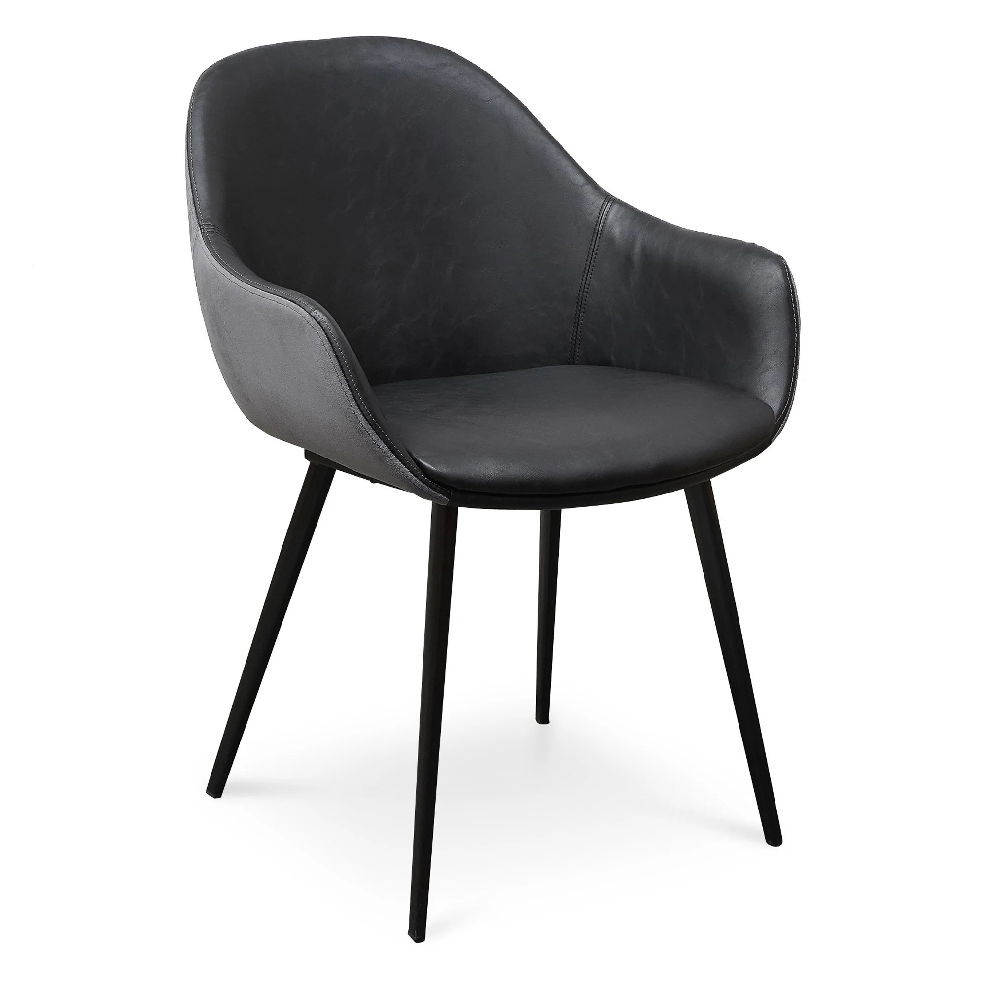 Ex Display - Cody Dining Chair - Antique Black and Charcoal Velvet - Image 23
