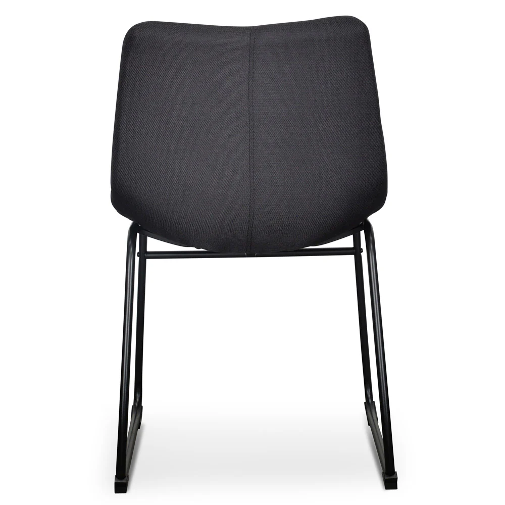 Ex Display - Darcy Plywood Industrial Bucket Dining Chair - Black - Image 12