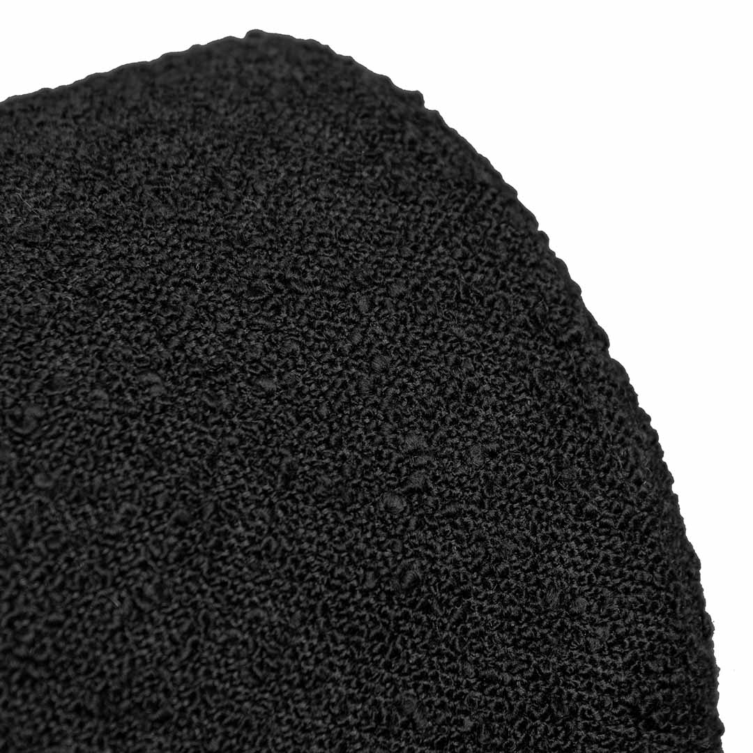Delacruz Lounge Chair - Black Boucle - Image 11