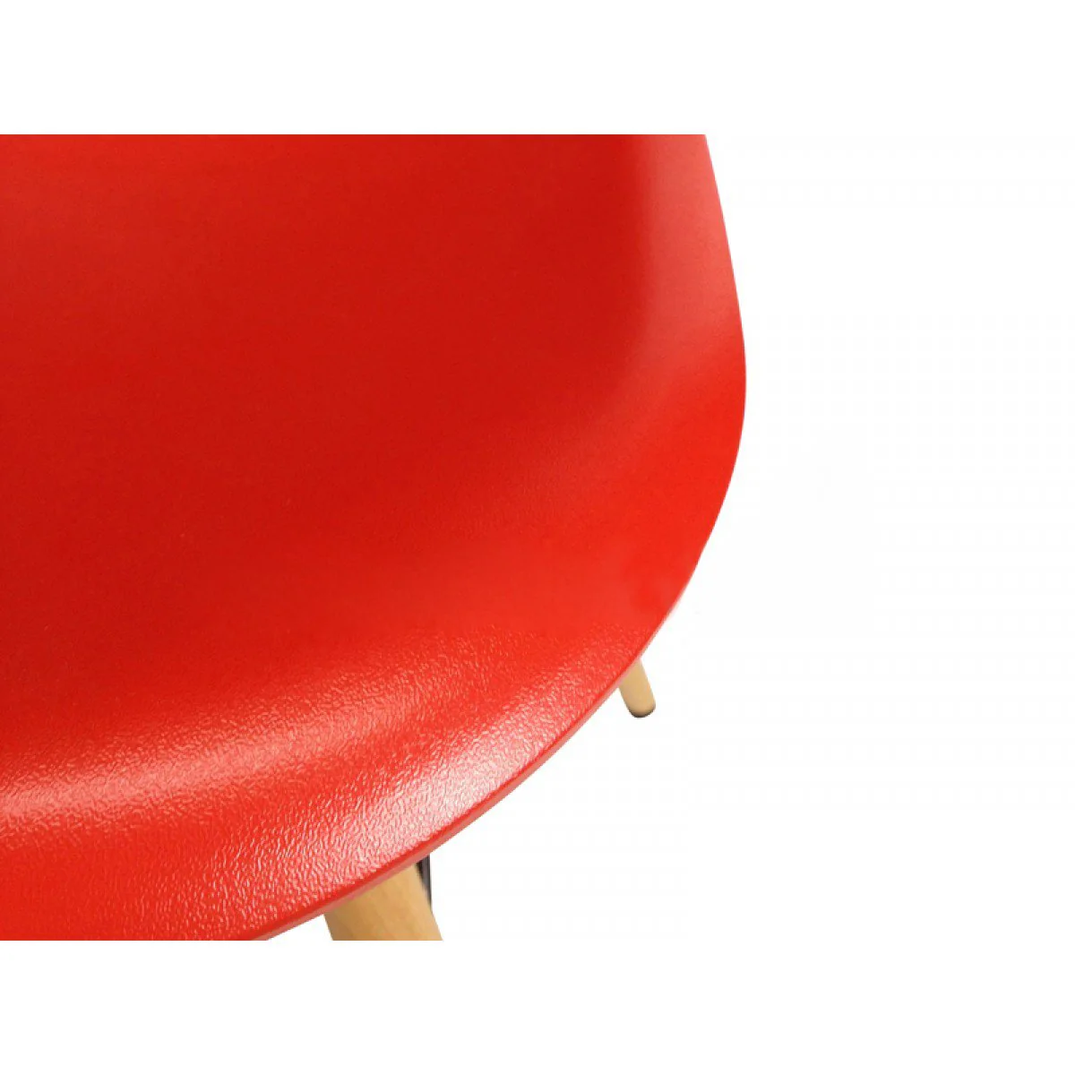 Ex Display - DSR Side Dining Chair - Eames Replica - Eiffel Base - Red - Image 4