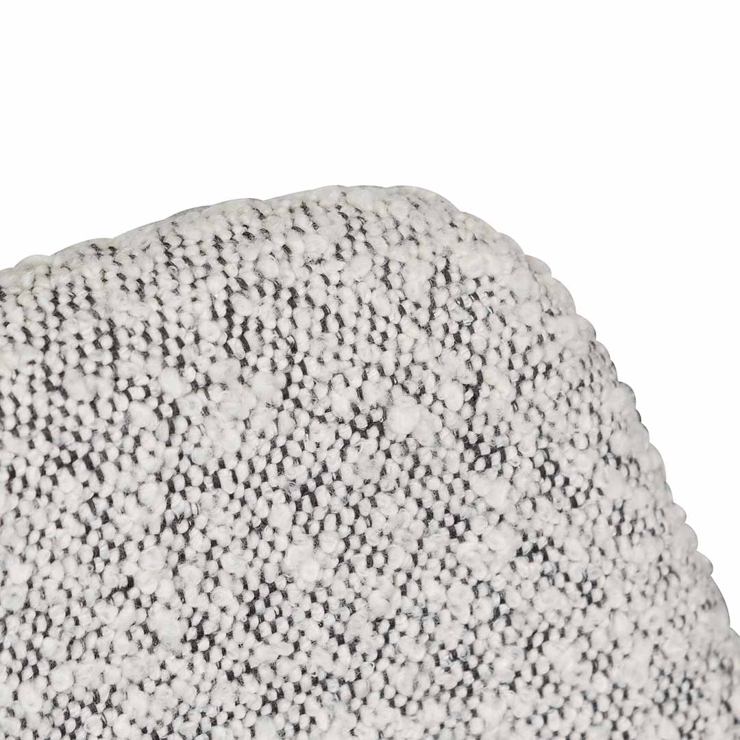Ex Display - Duke 65cm Bar Stool - Moonlit Pepper Boucle - Image 7
