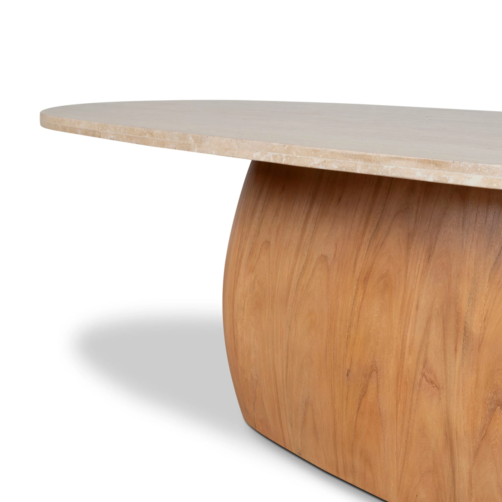 Ex Display - Edvard 2.8m Travertine Dining Table - Natural - Image 22