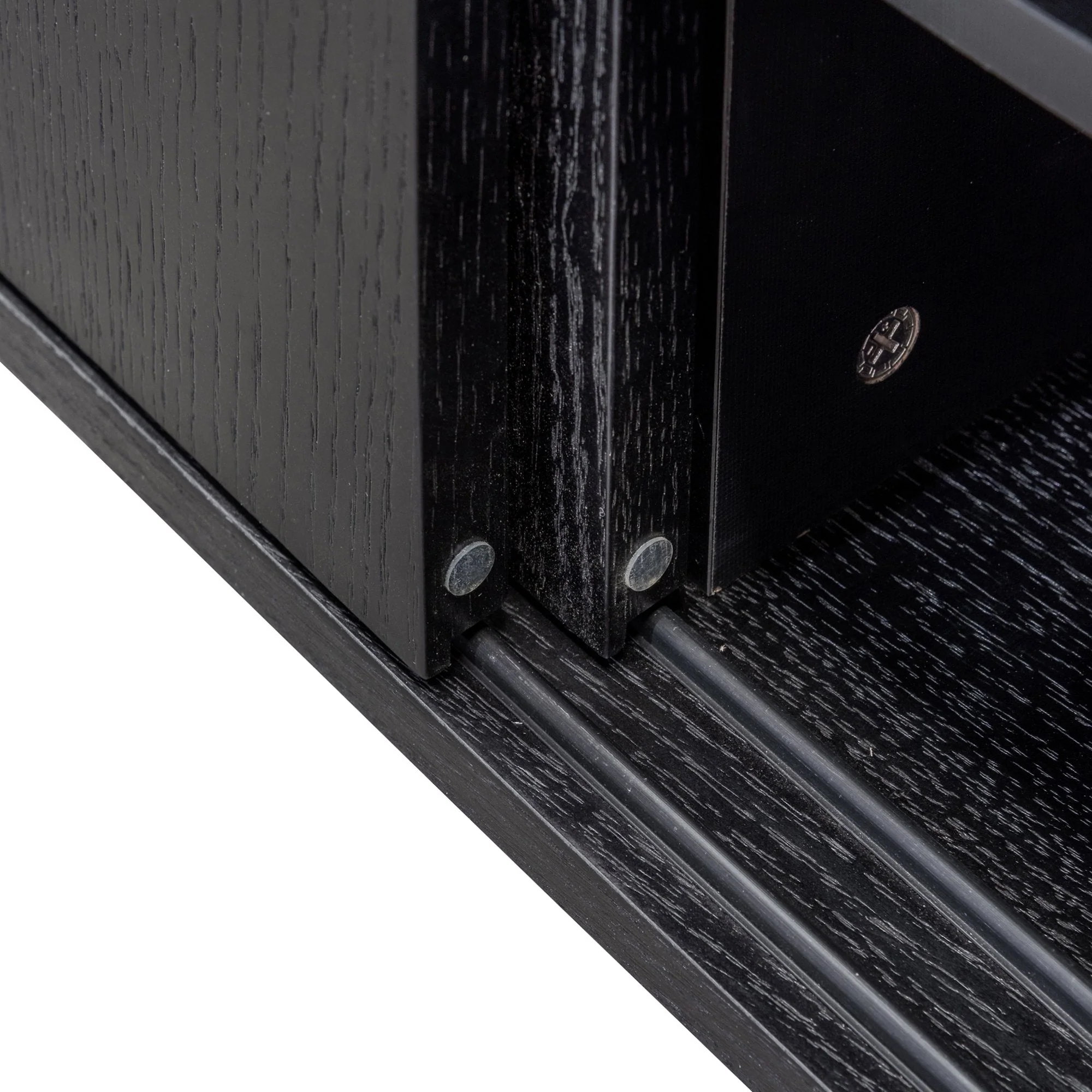 Ex Display - Ella 2.1m Wooden TV Unit - Full Black - Image 10