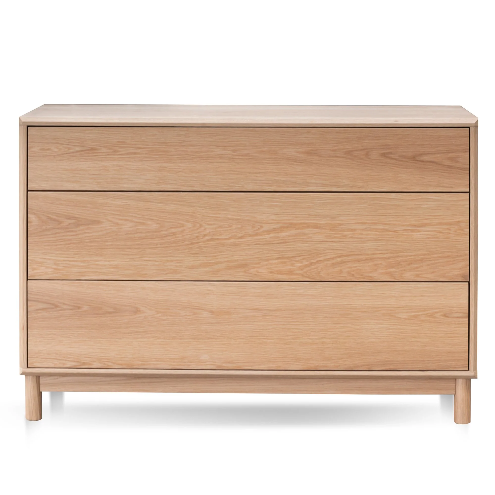 Ex Display - Eloise 3 Drawers Dresser Unit - Natural Oak - Image 2