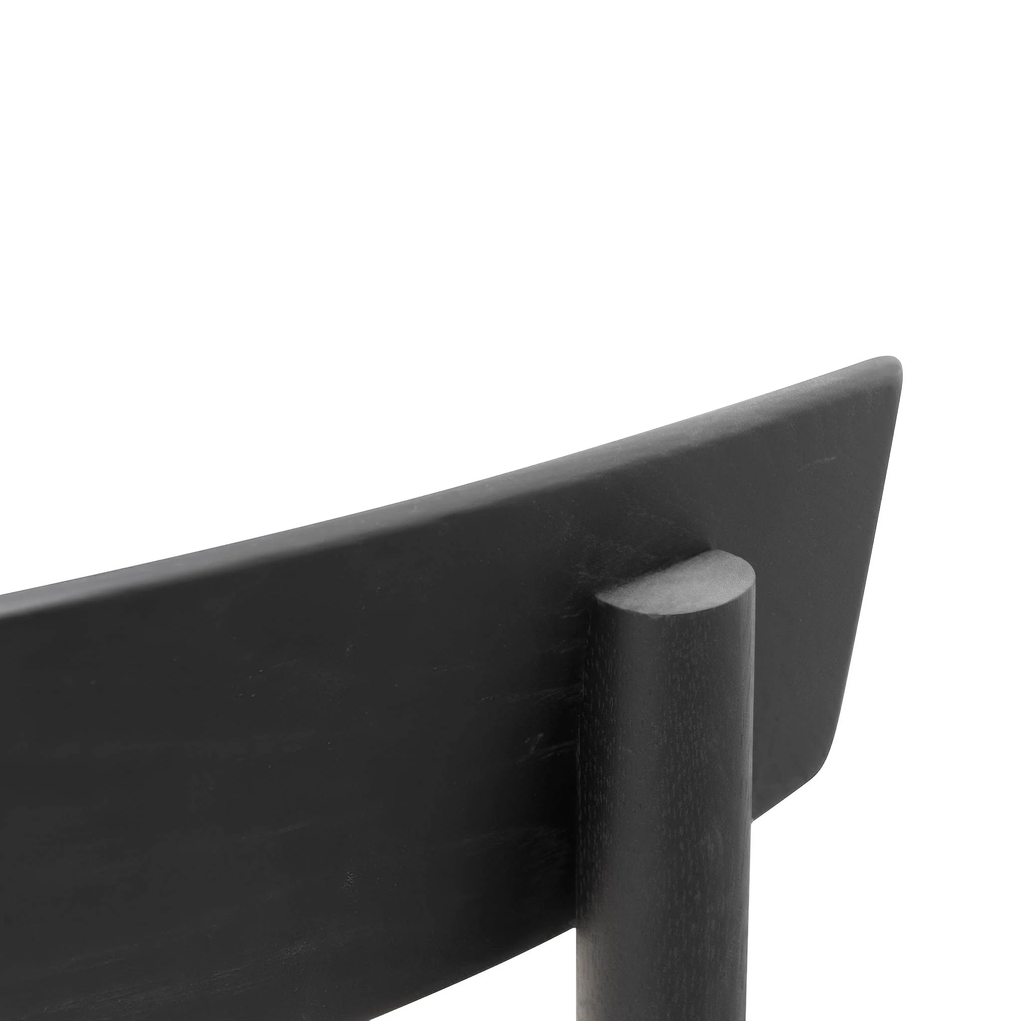 Ex Display - Erika Rattan Black Dining Chair - Natural Seat - Image 10