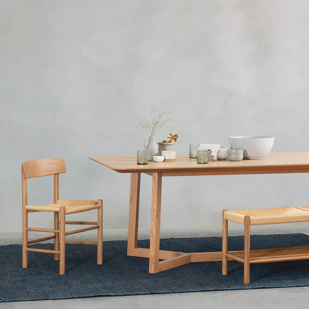 Ex Display - Erika Rattan Dining Chair - Natural - Image 2
