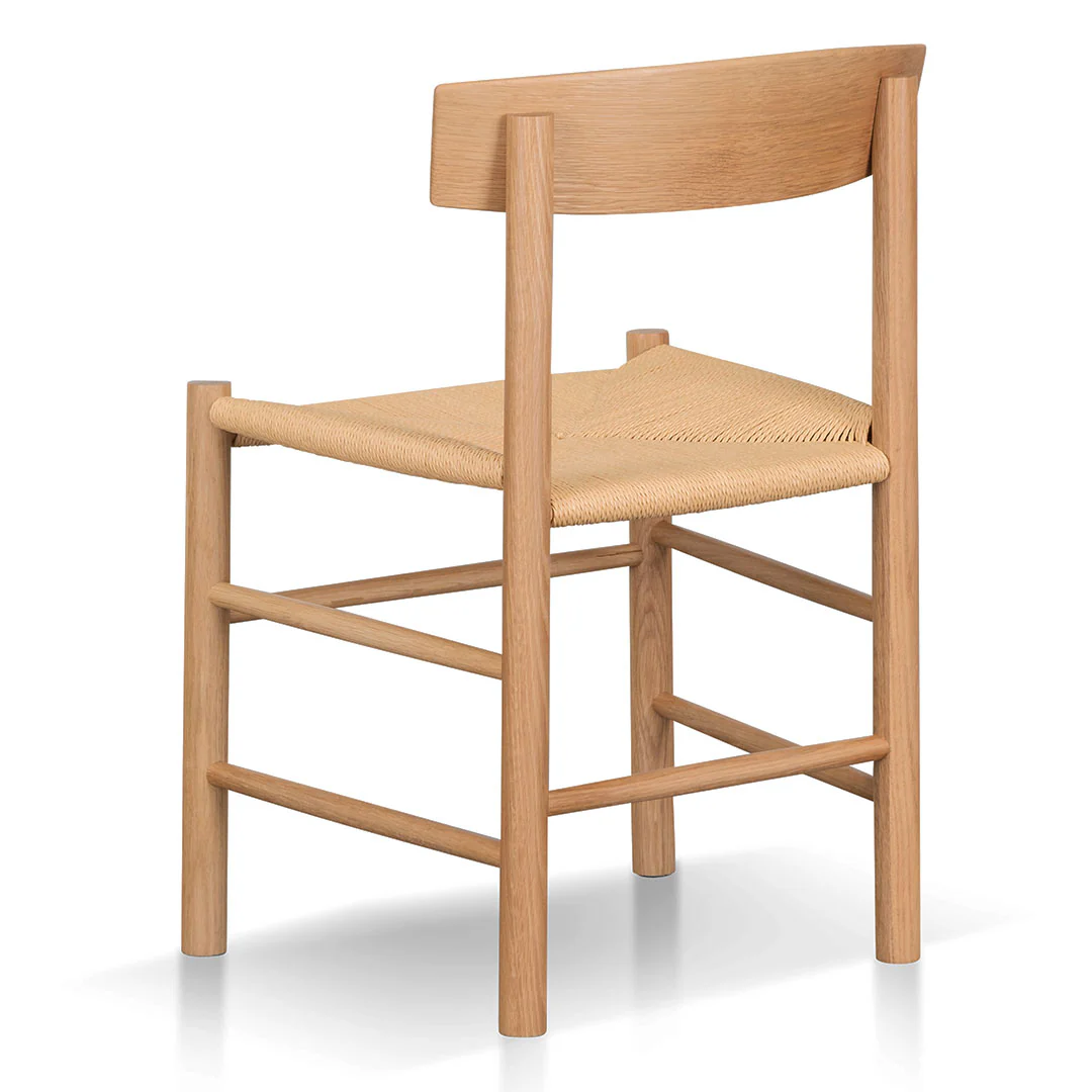 Set of 2 - Erika Rattan Dining Chair - Natural - Image 8