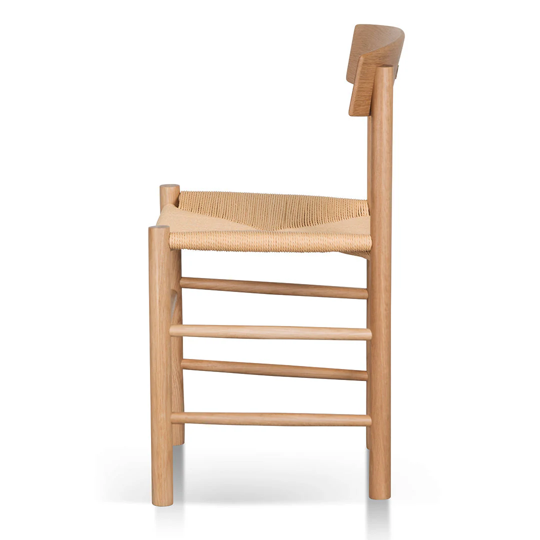 Ex Display - Erika Rattan Dining Chair - Natural - Image 6