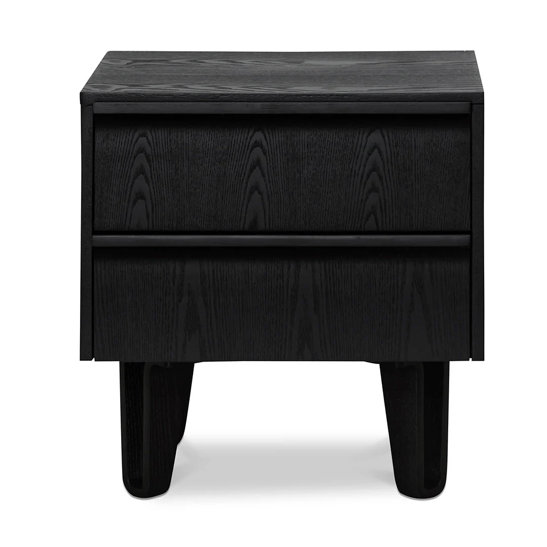 Ex Display - Evans Bedside Table - Full Black - Image 2