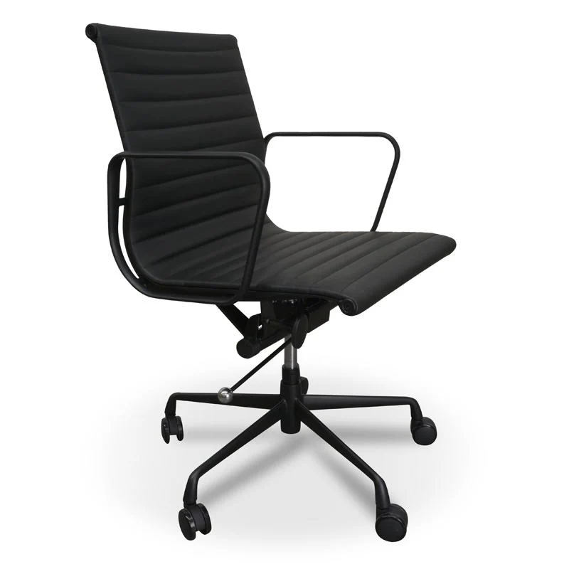 Floyd Low Back Office Chair - Full Black - Image 3