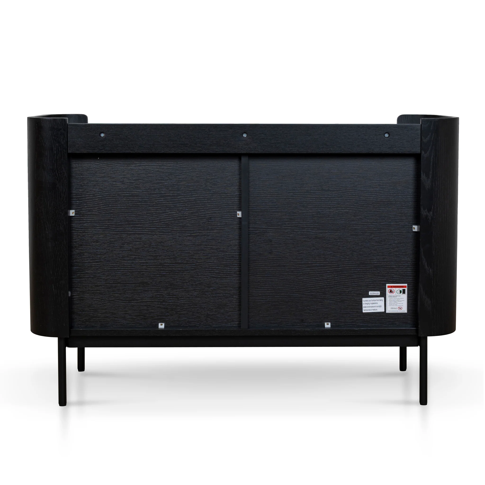 Gemma 1.2m Chest of Drawers - Full Black - Image 9