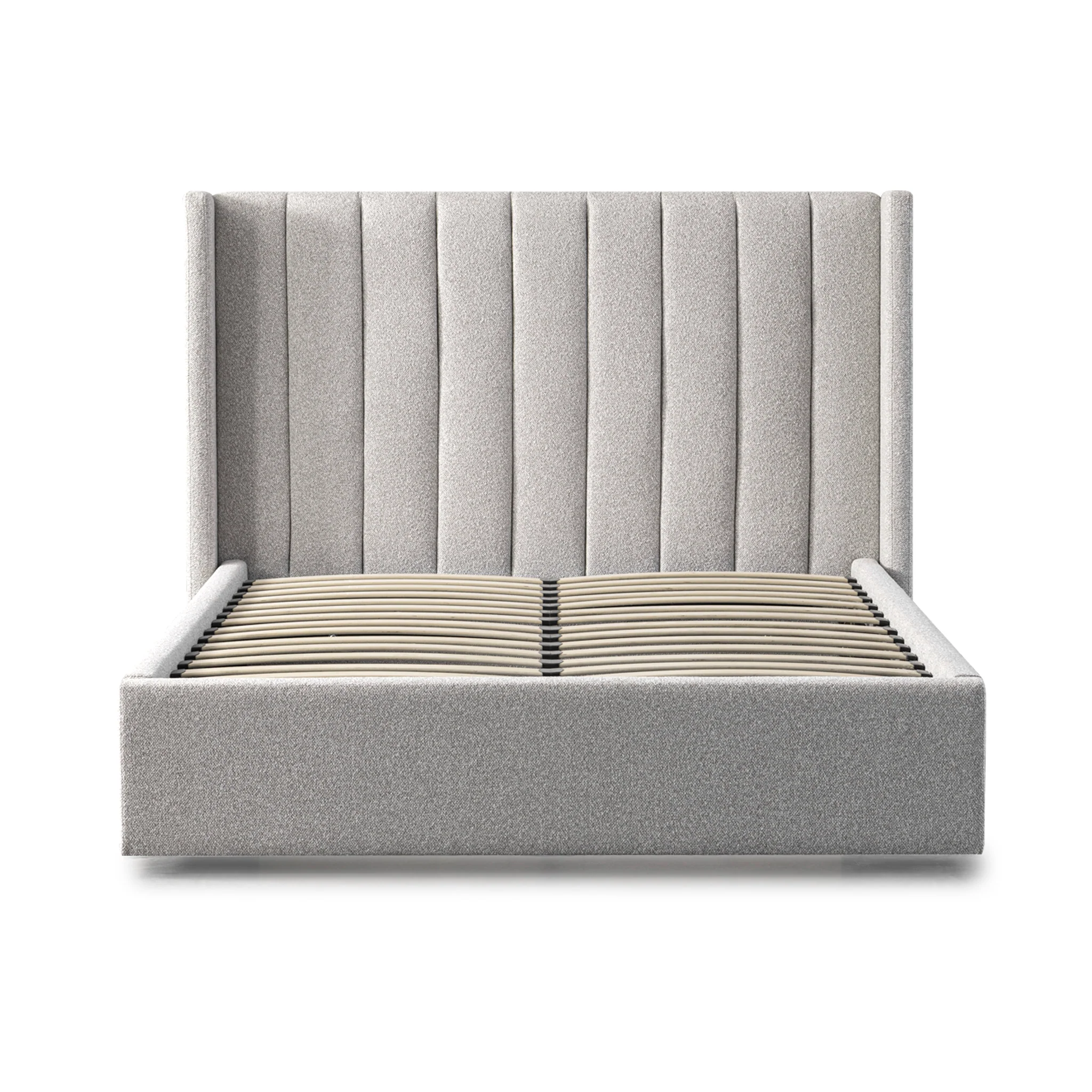 Hillsdale Wide Base Queen Bed Frame - Clay Grey - Image 6
