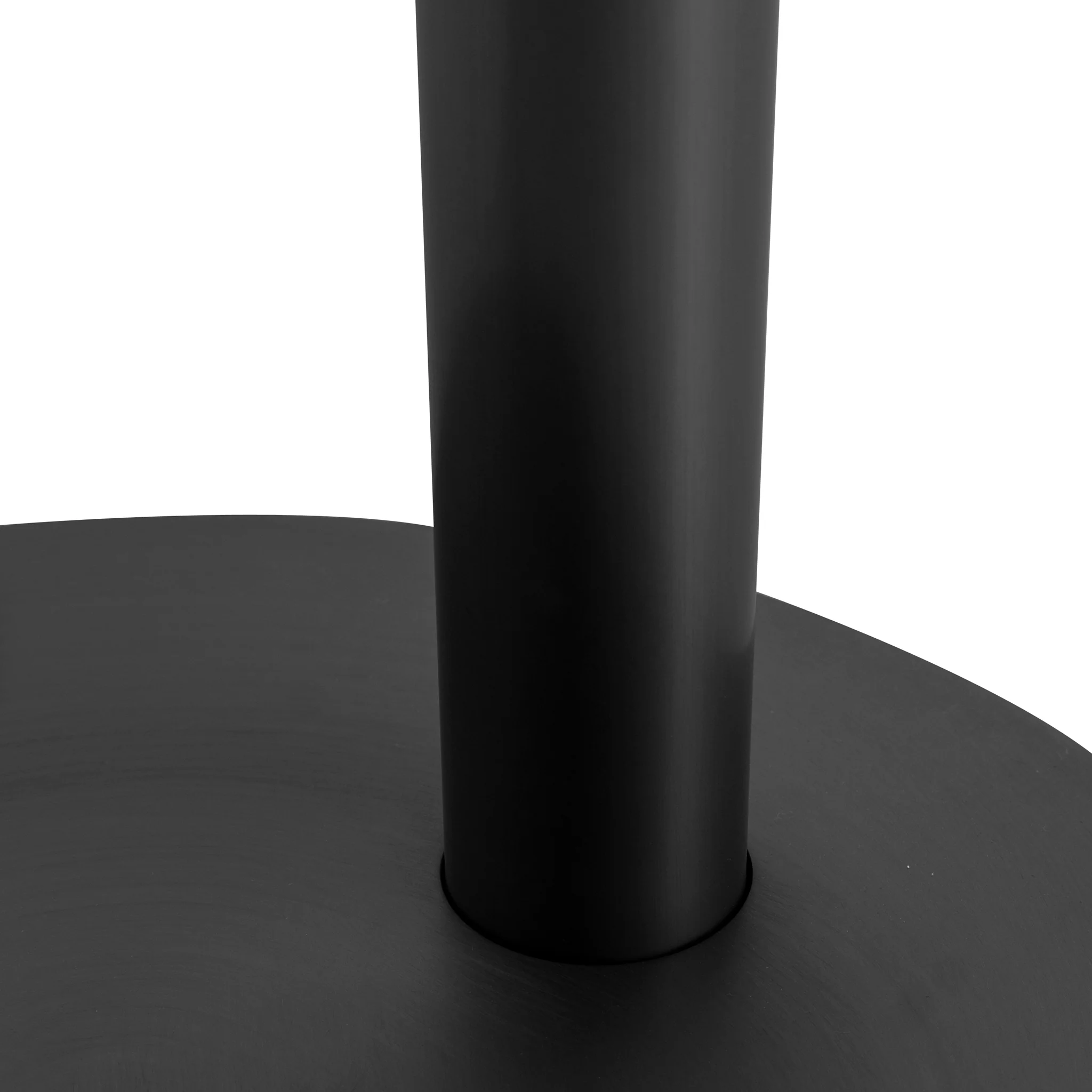 Ex Display - Jovan 68cm Brush Black Bar Stool - Silver Grey Boucle - Image 8