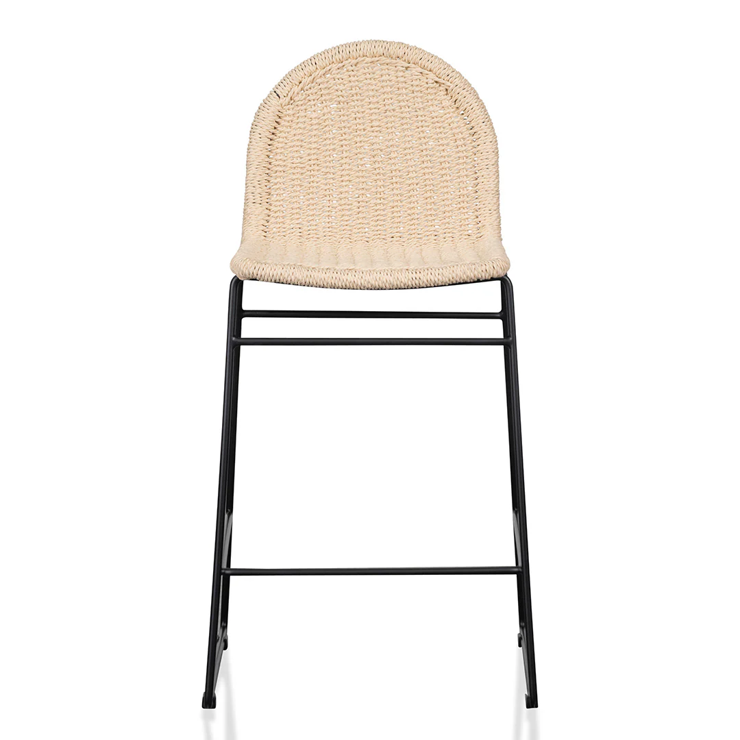 Ex Display - Kelton 65cm Rattan Barstool - Natural Seat - Image 21