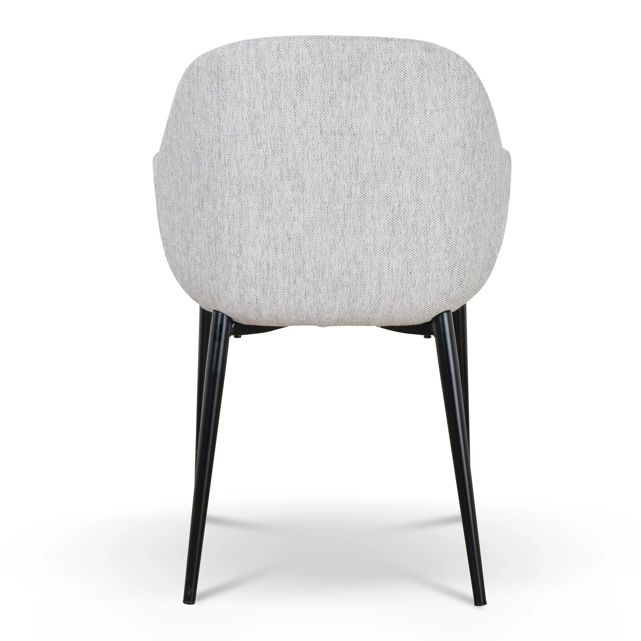 Ex Display - Lynton Fabric Dining chair - Silver Grey - Image 6
