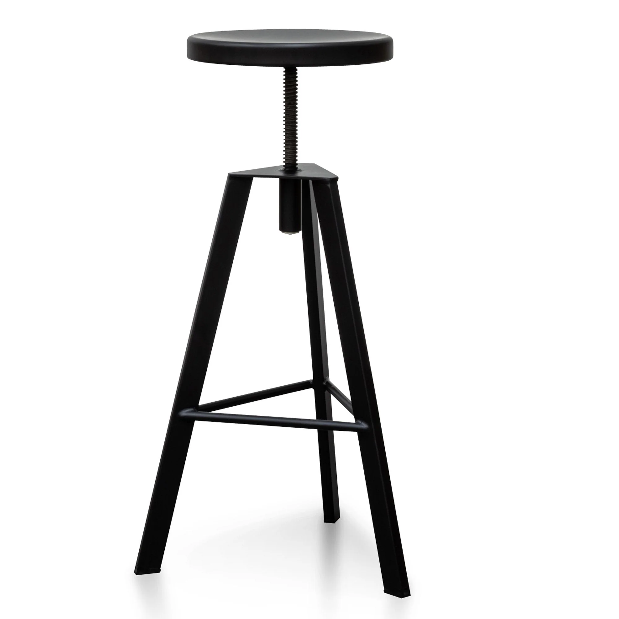 Ex Display - Marcia Steel Bar Stool - Black - Image 2