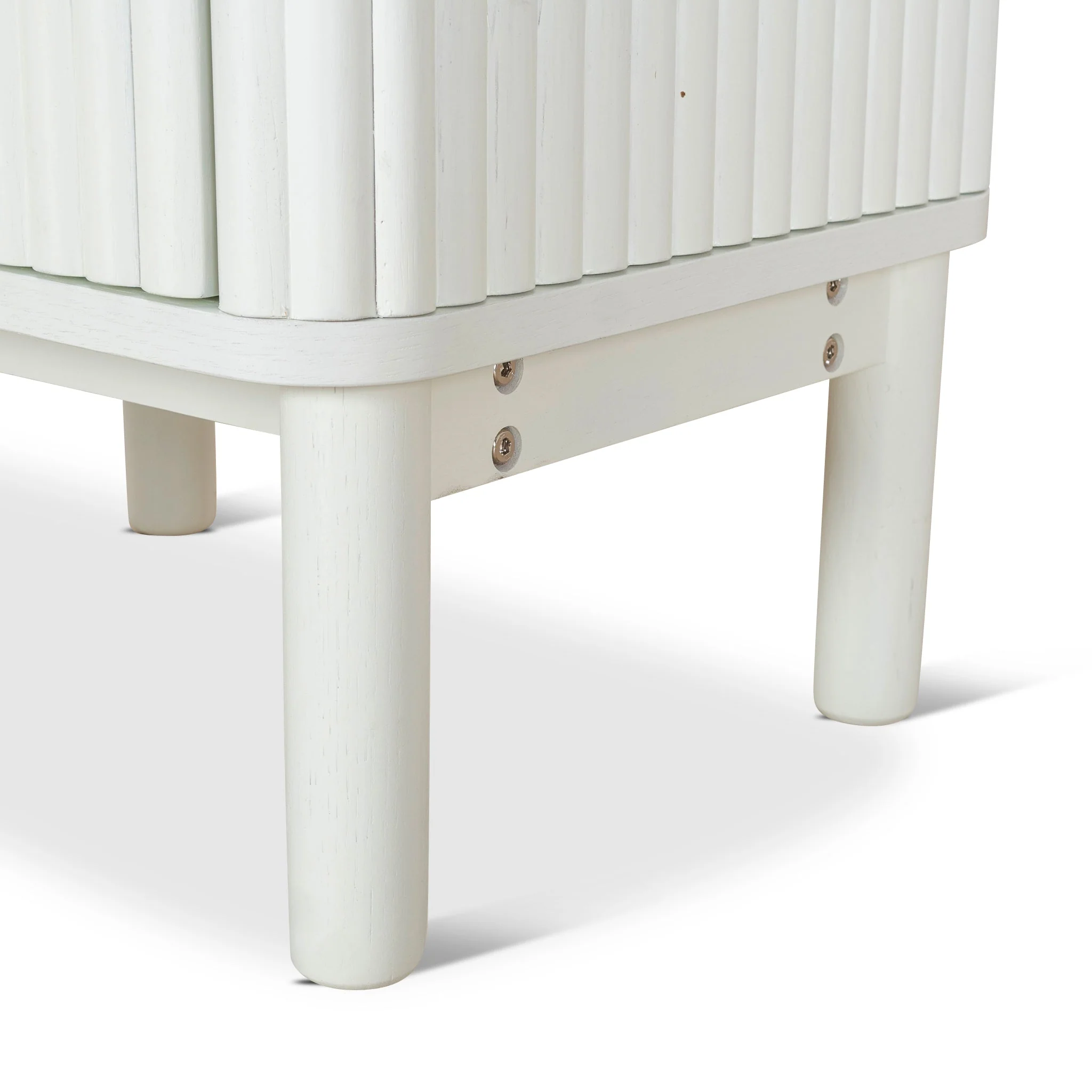 Ex Display - Melita Bedside Table - White - Image 7
