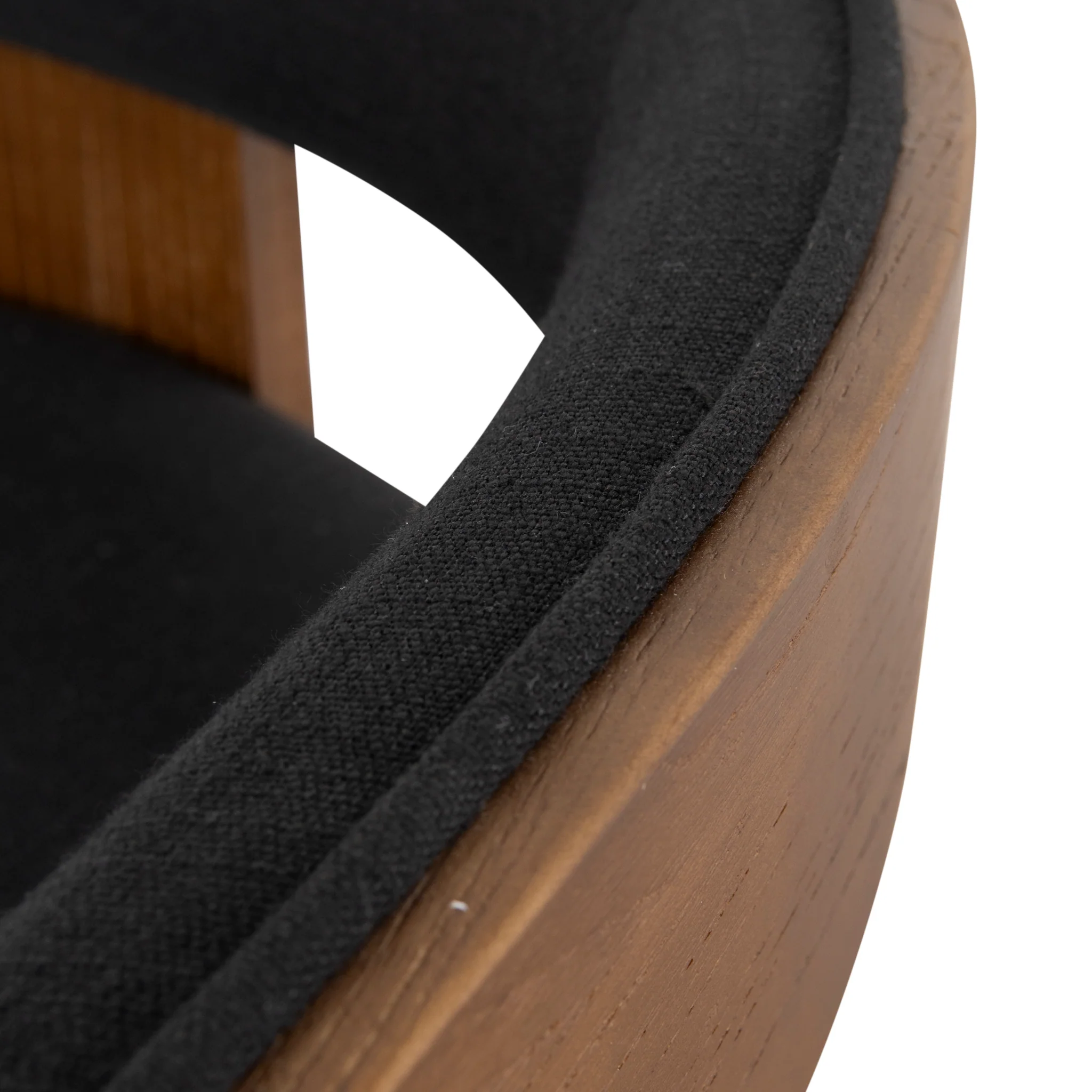 Miles Brown ELM Barstool - Black - Image 15