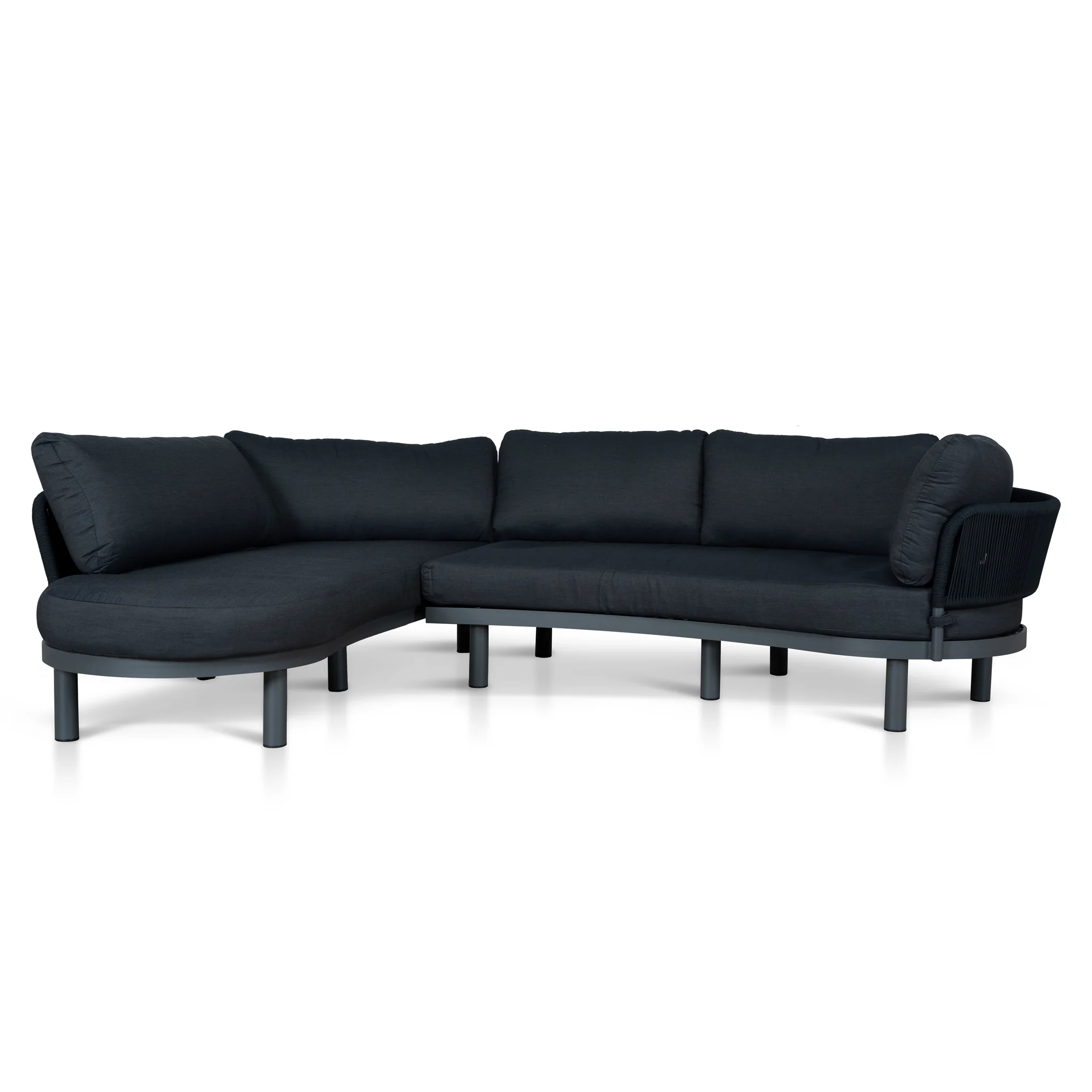 Ex Display - Norali Outdoor Corner Sofa - Royal Dark Grey