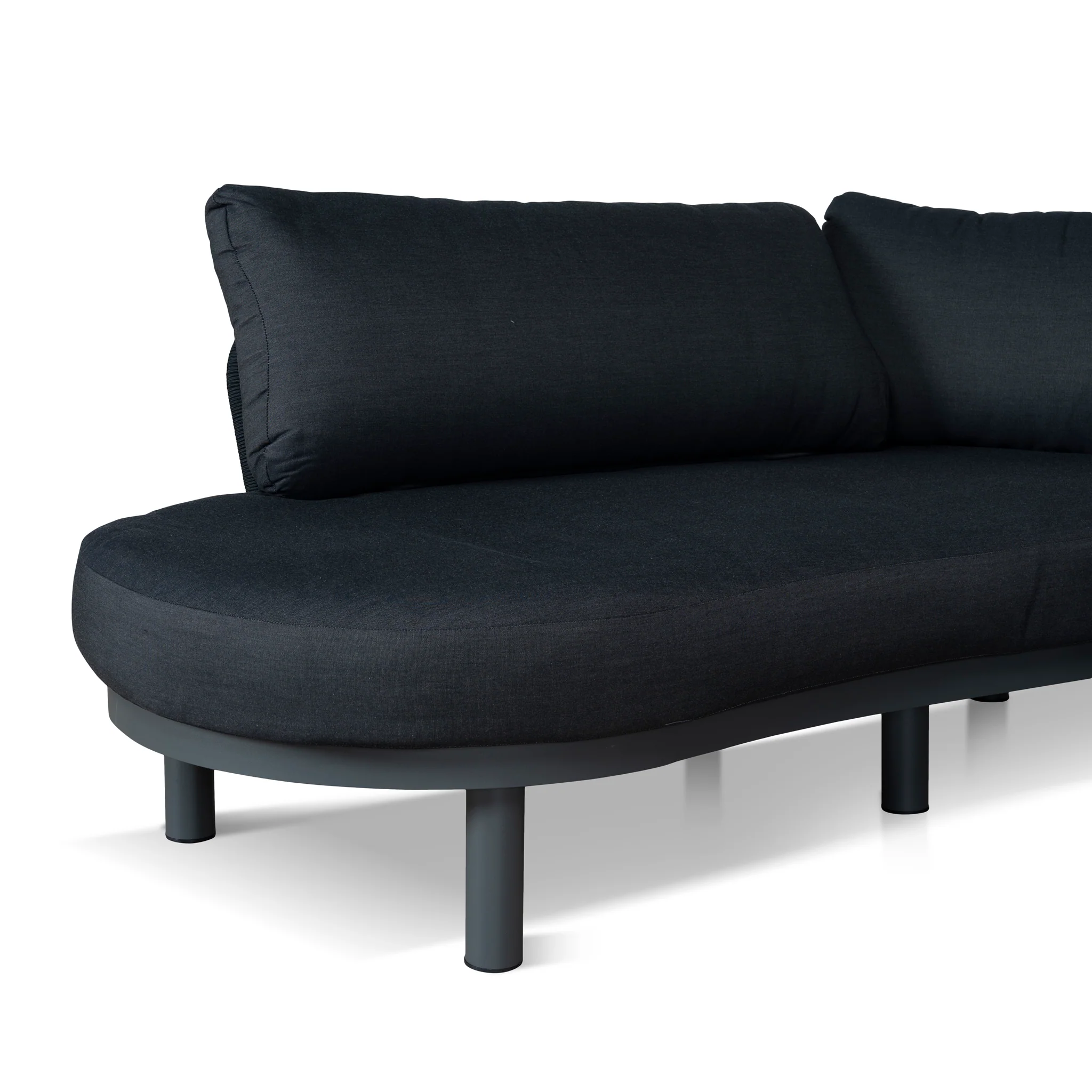 Ex Display - Norali Outdoor Corner Sofa - Royal Dark Grey - Image 5