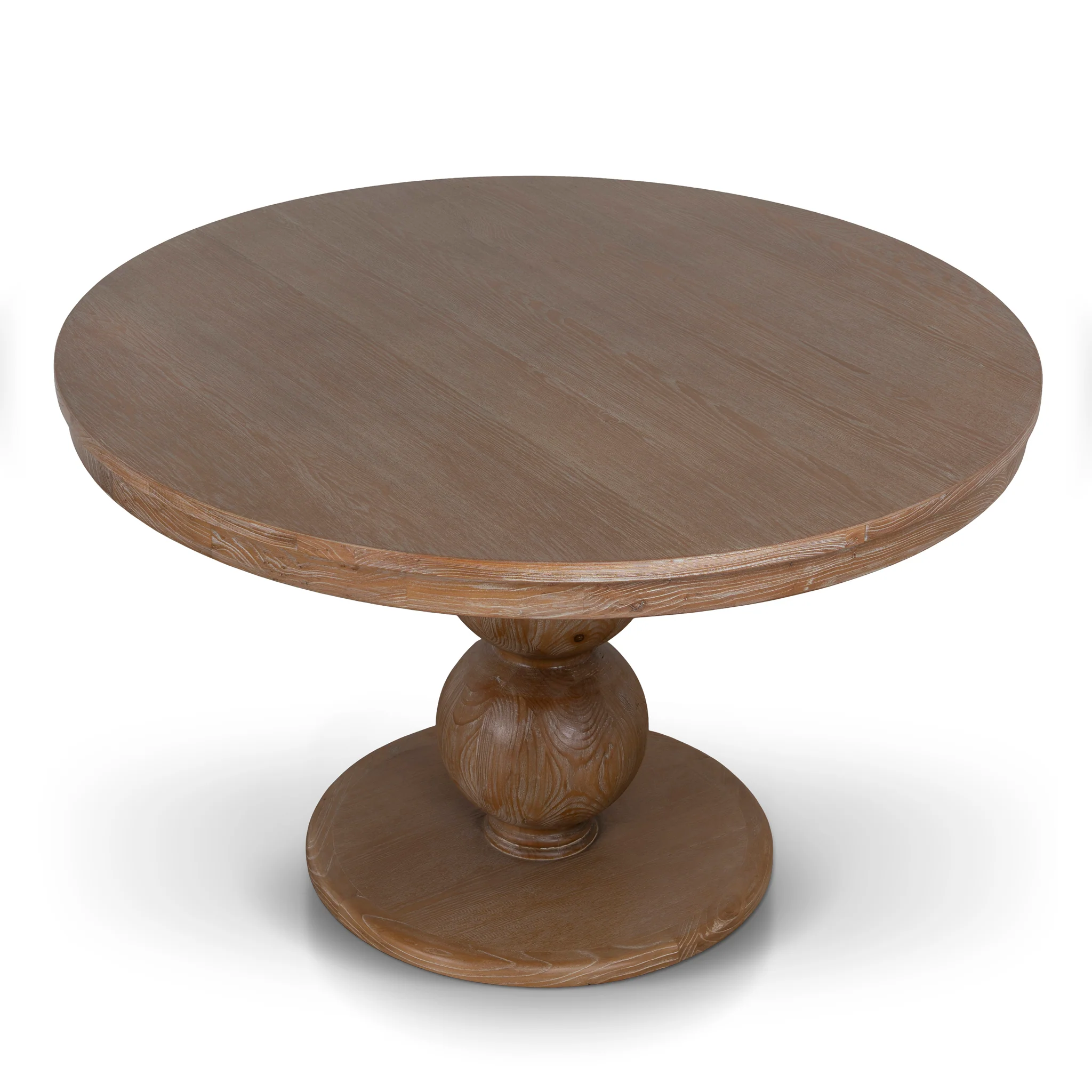 Ex Display - Orlun 1.2m Round Elm Dining Table - Natural - Image 3