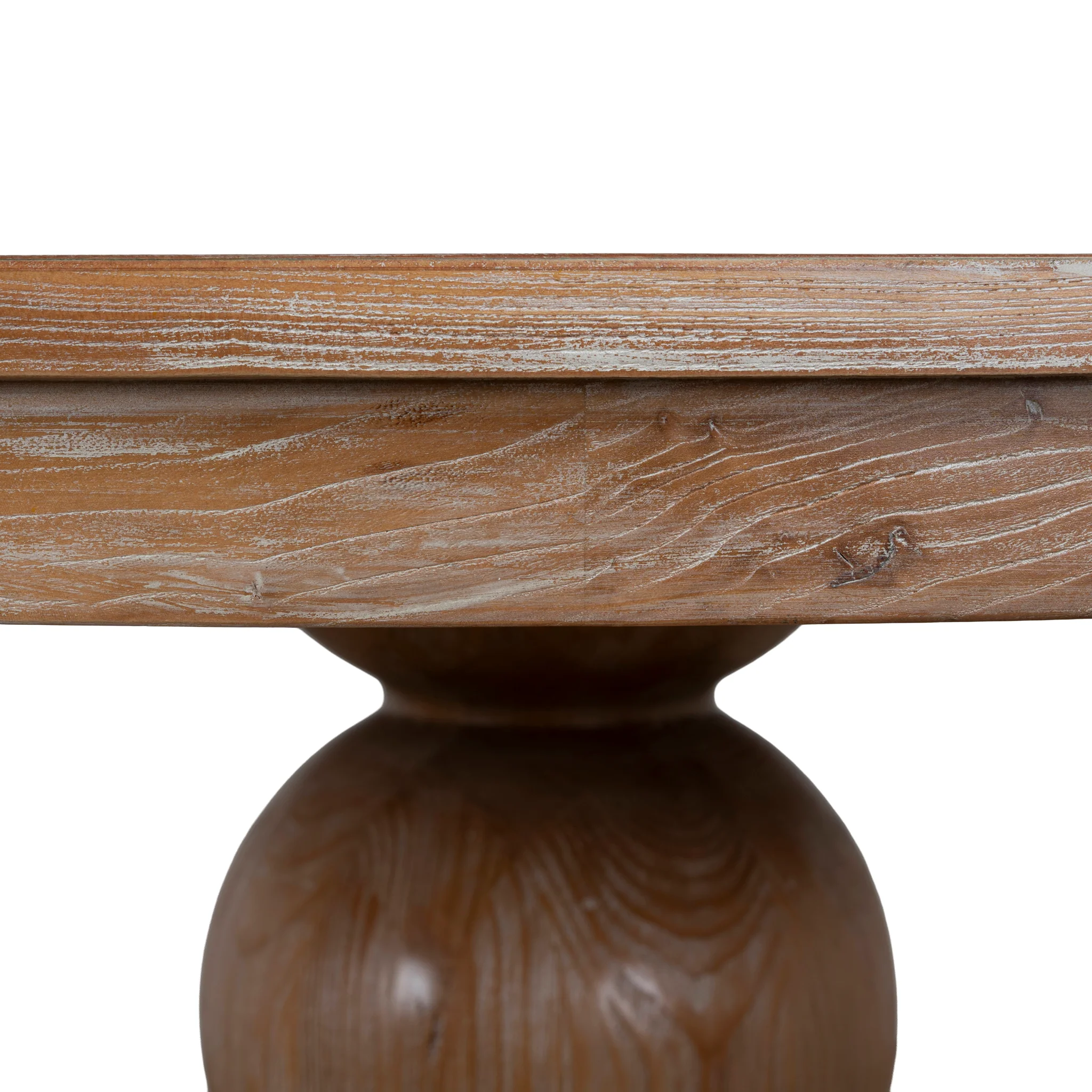 Ex Display - Orlun 1.2m Round Elm Dining Table - Natural - Image 4