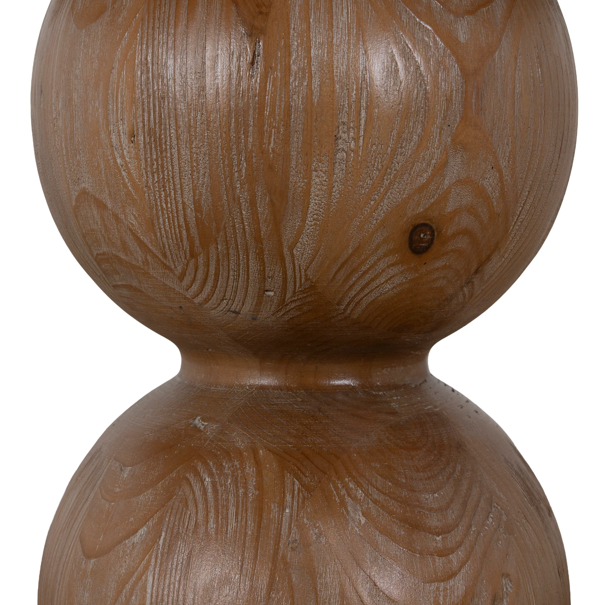 Ex Display - Orlun 1.2m Round Elm Dining Table - Natural - Image 5