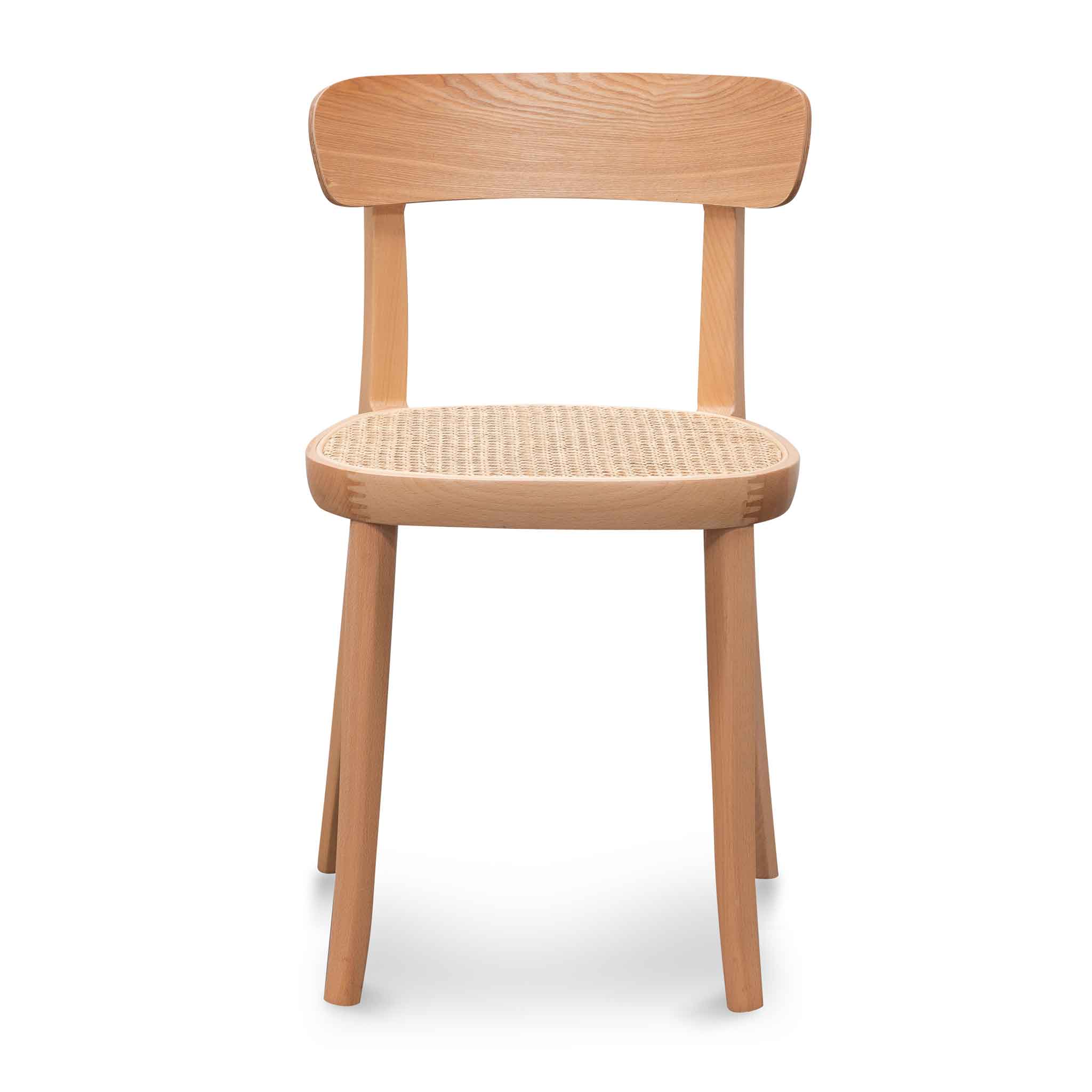 Ex Display - Orval Rattan Dining Chair - Natural - Image 4