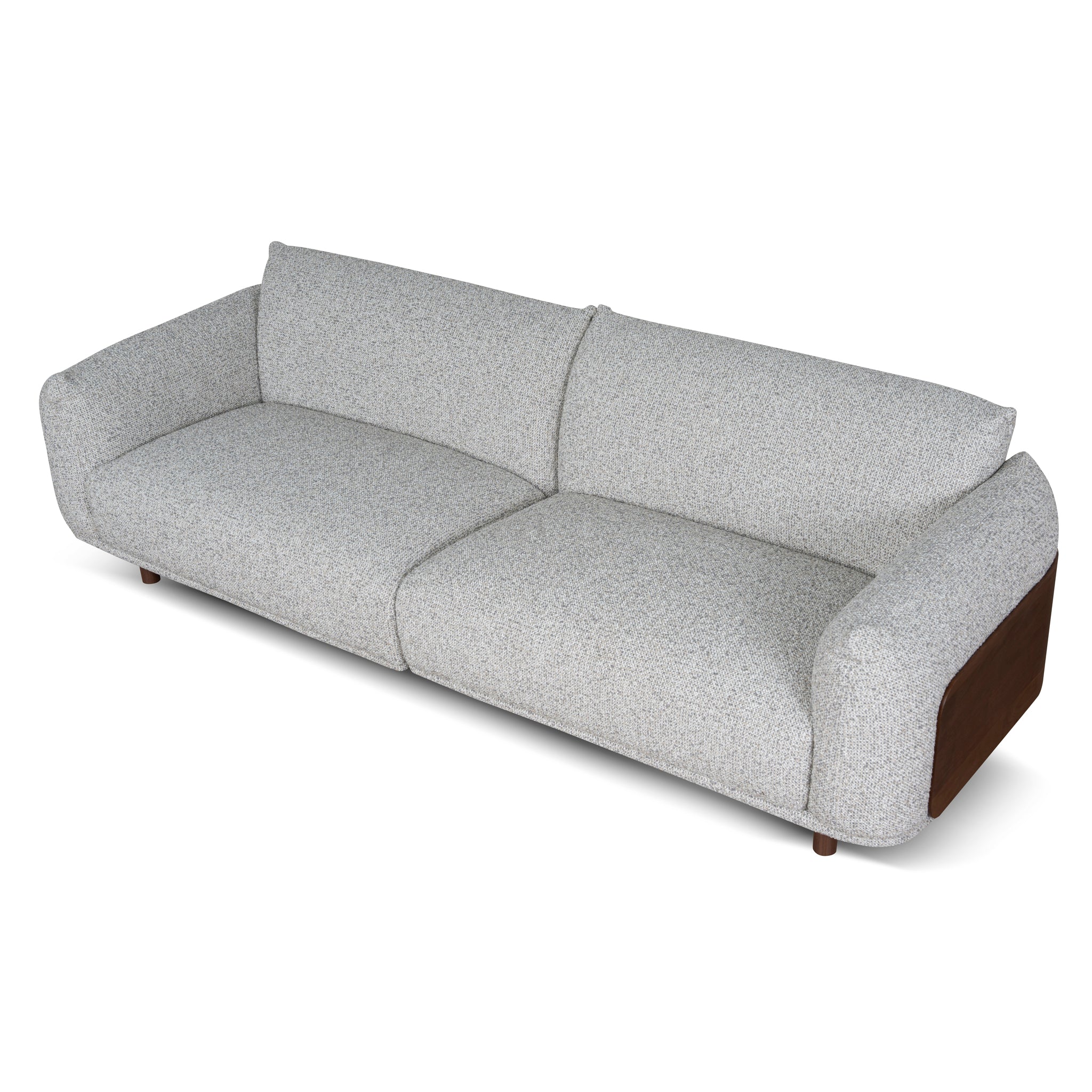 Prisha 3 Seater Sofa - Noah Silver Lining - Image 8