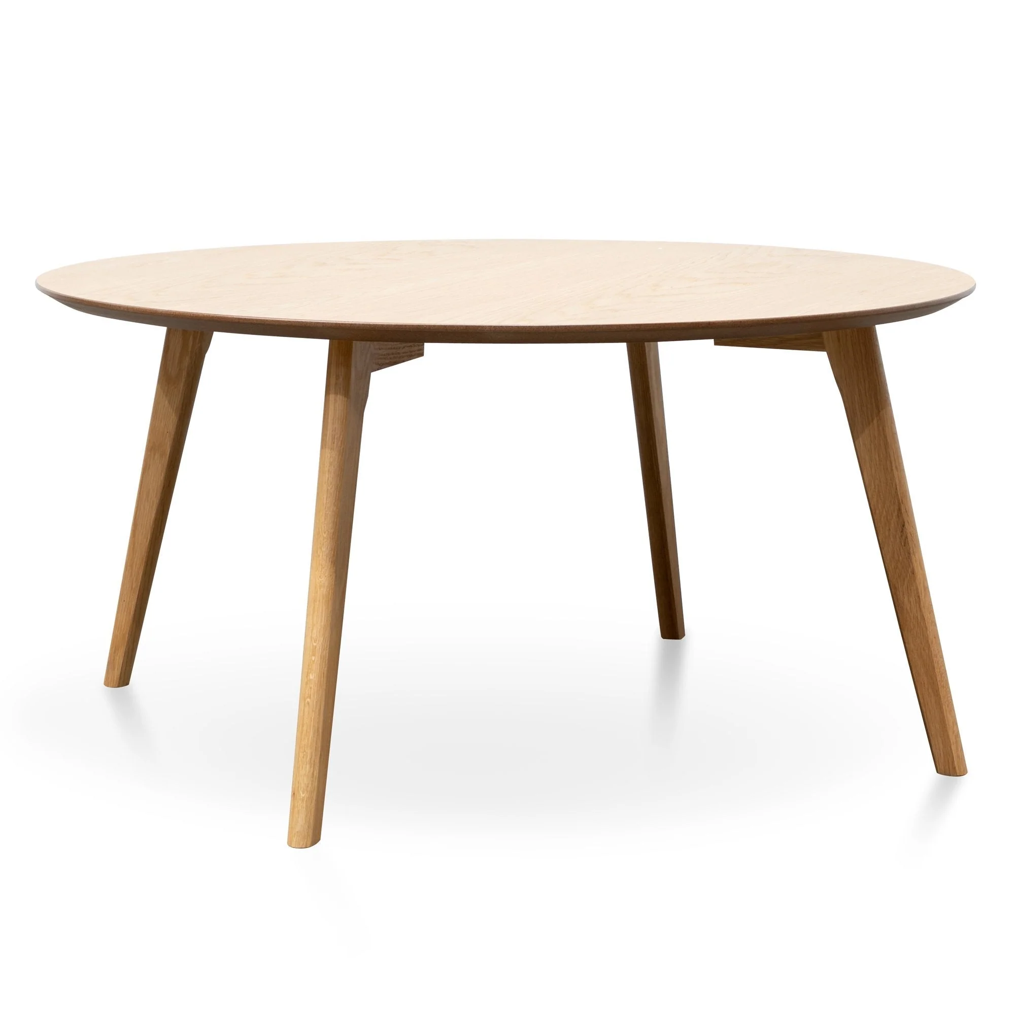 Ex Display - Sanders 90cm Round Wooden Coffee Table - Natural
