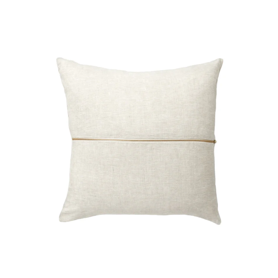 Ex Display - Stripe 50cm Square Cushion - Rose with Feather Insert - Image 3
