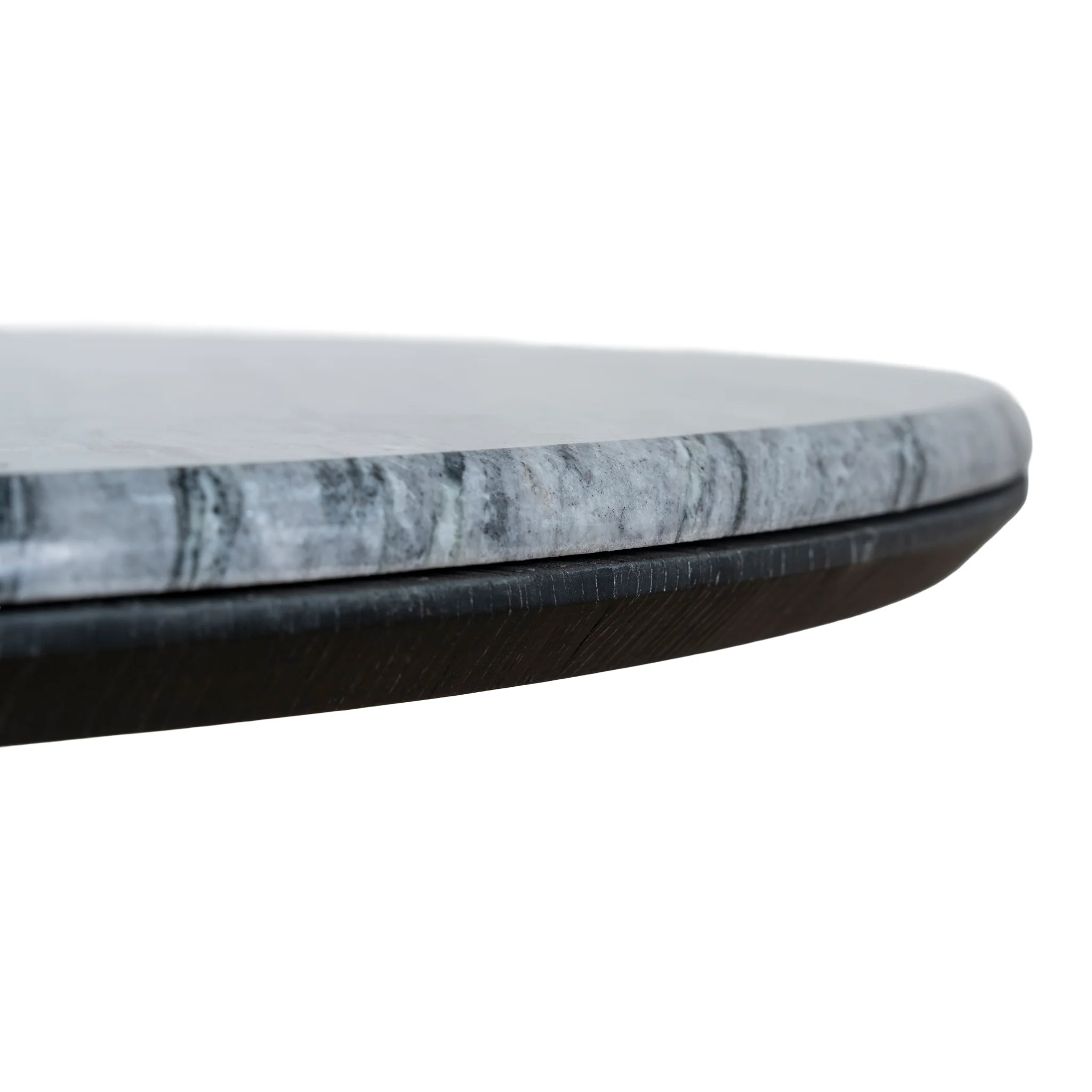 Ex Display - Vienna 2.2m Black Marble Dining Table - Black - Image 10