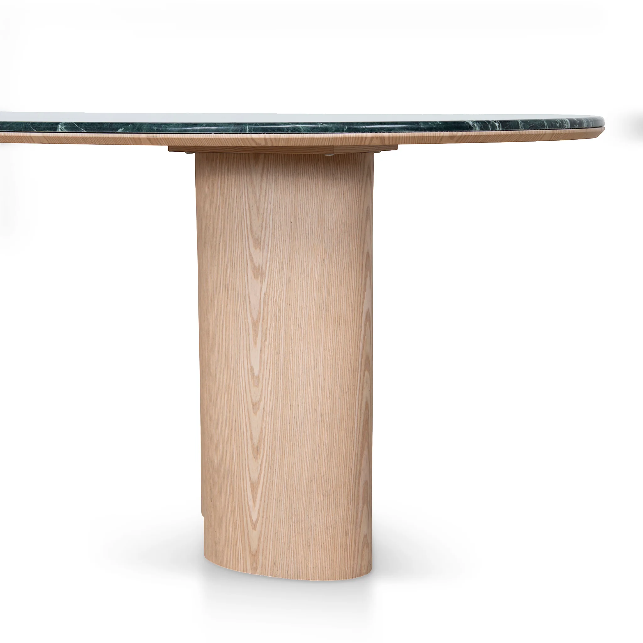 Ex Display - Vienna 2.2m Green Marble Dining Table - Natural - Image 11