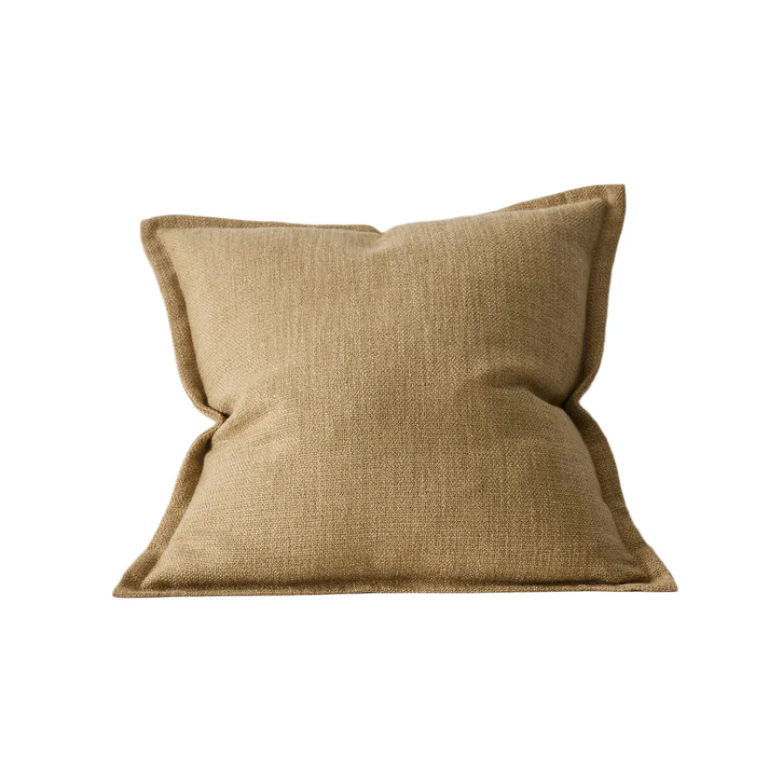 Figlio 50cm Chunky Woven Linen Look Cushion - Image 2