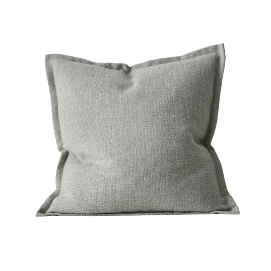 Figlio 50cm Chunky Woven Linen Look Cushion - Image 5