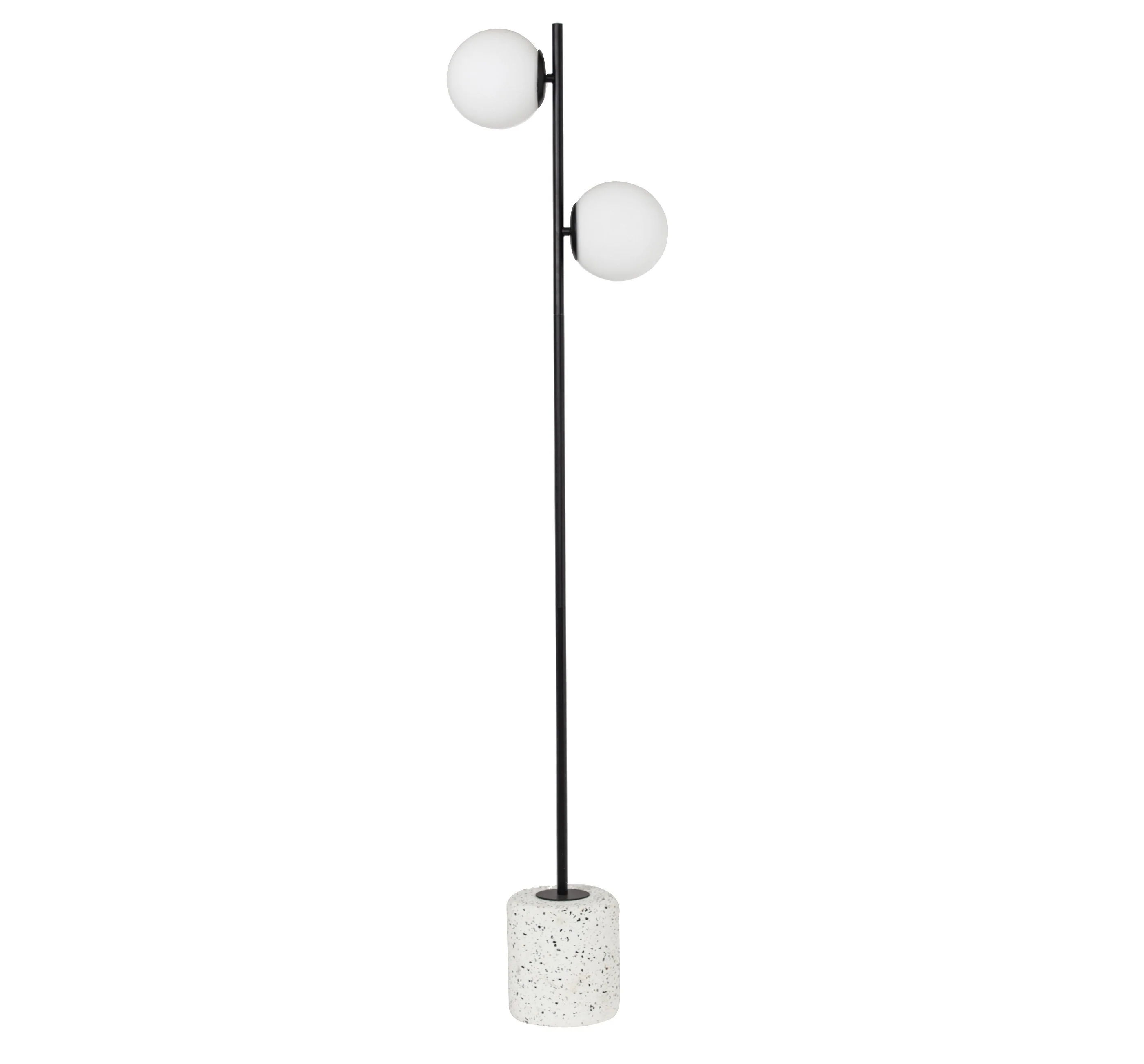 Flo Terrazzo Floor Lamp - White