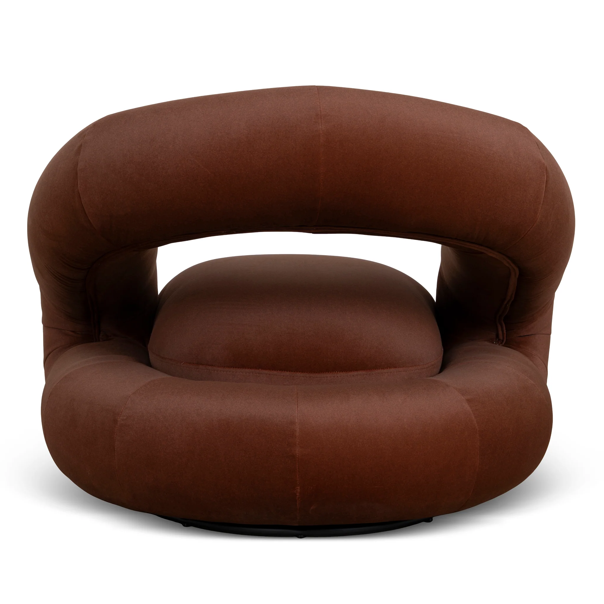 Forma Swivel Armchair - Red Bronze - Image 5
