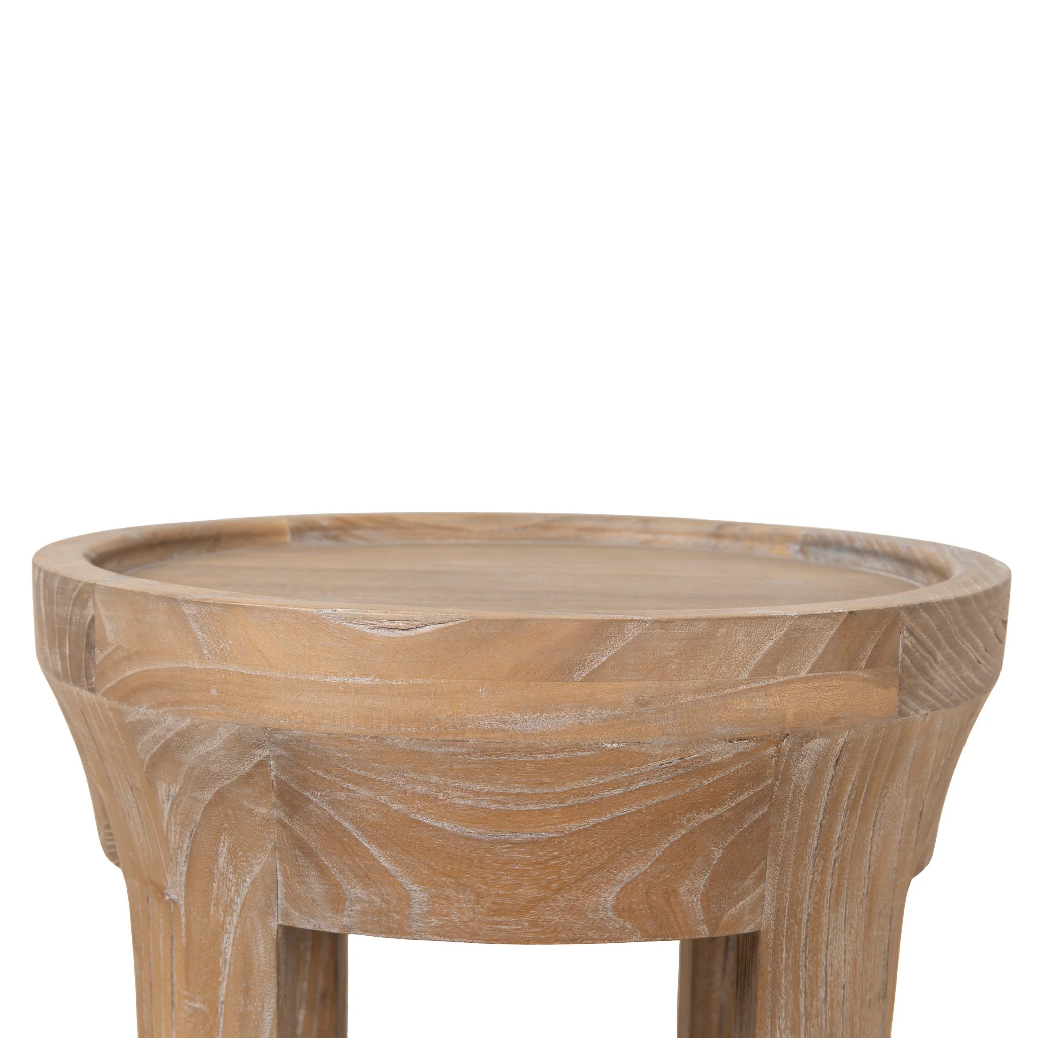 Frodo 34.5cm Round Side Table - Dark Natural - Image 7