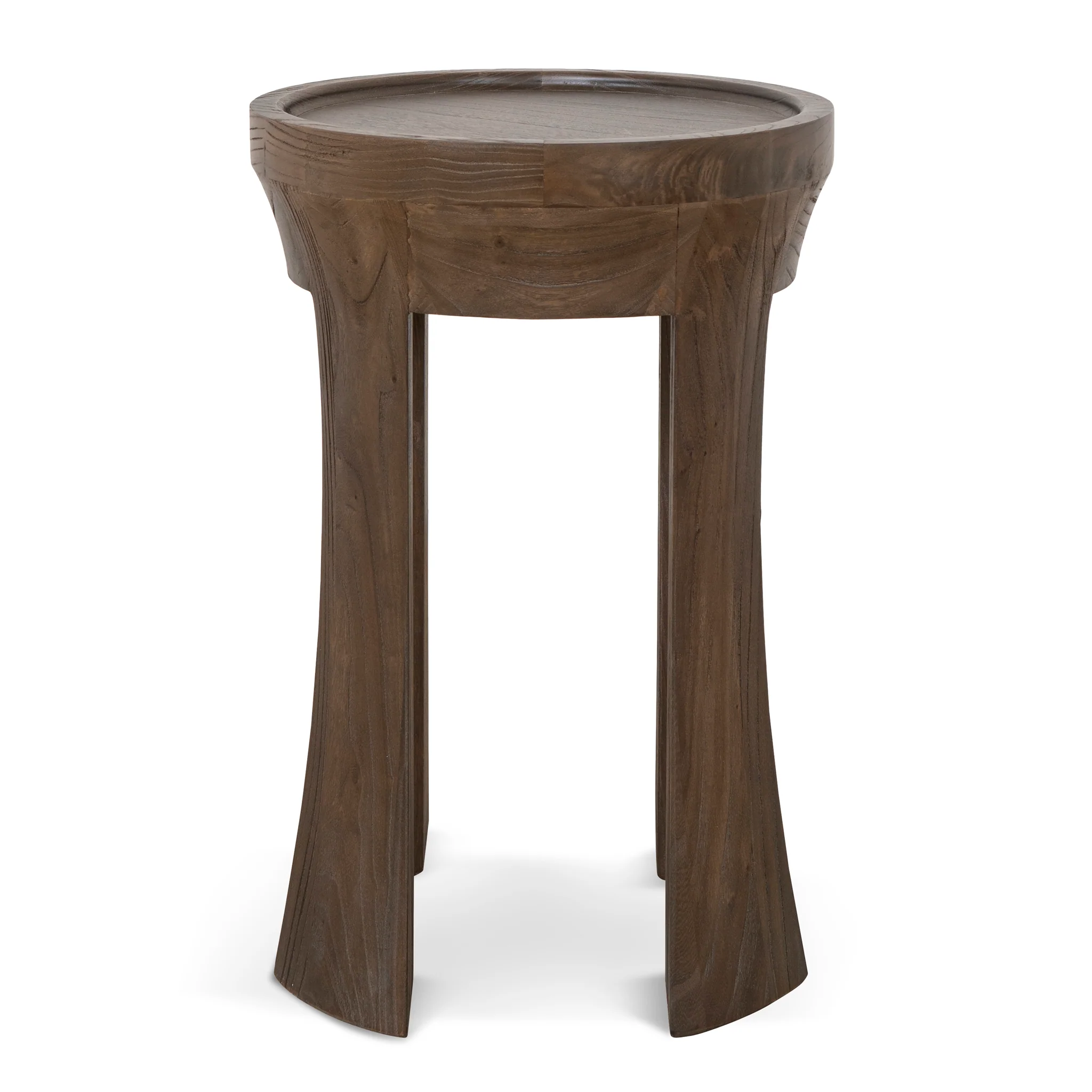 Frodo 34.5cm Round Side Table - Walnut - Image 2